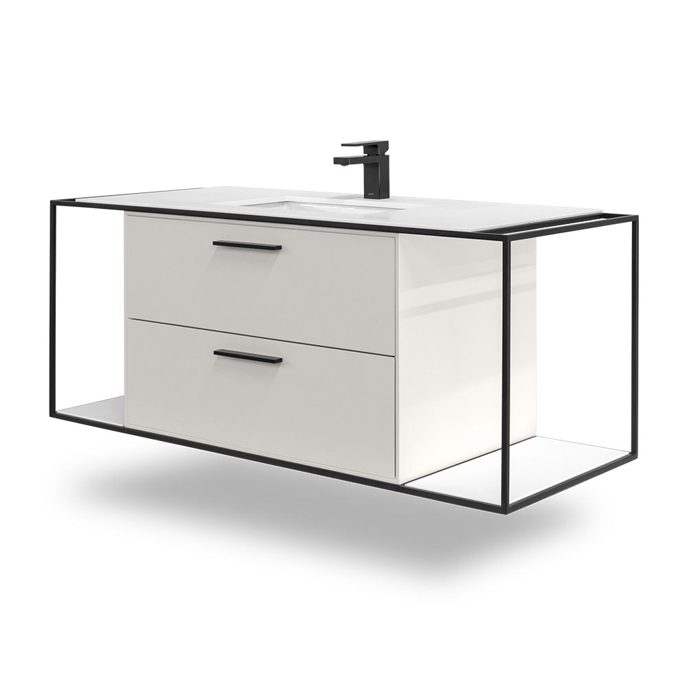Lacava Linea 48" Wall Mount Under Counter Vanity by Lacava