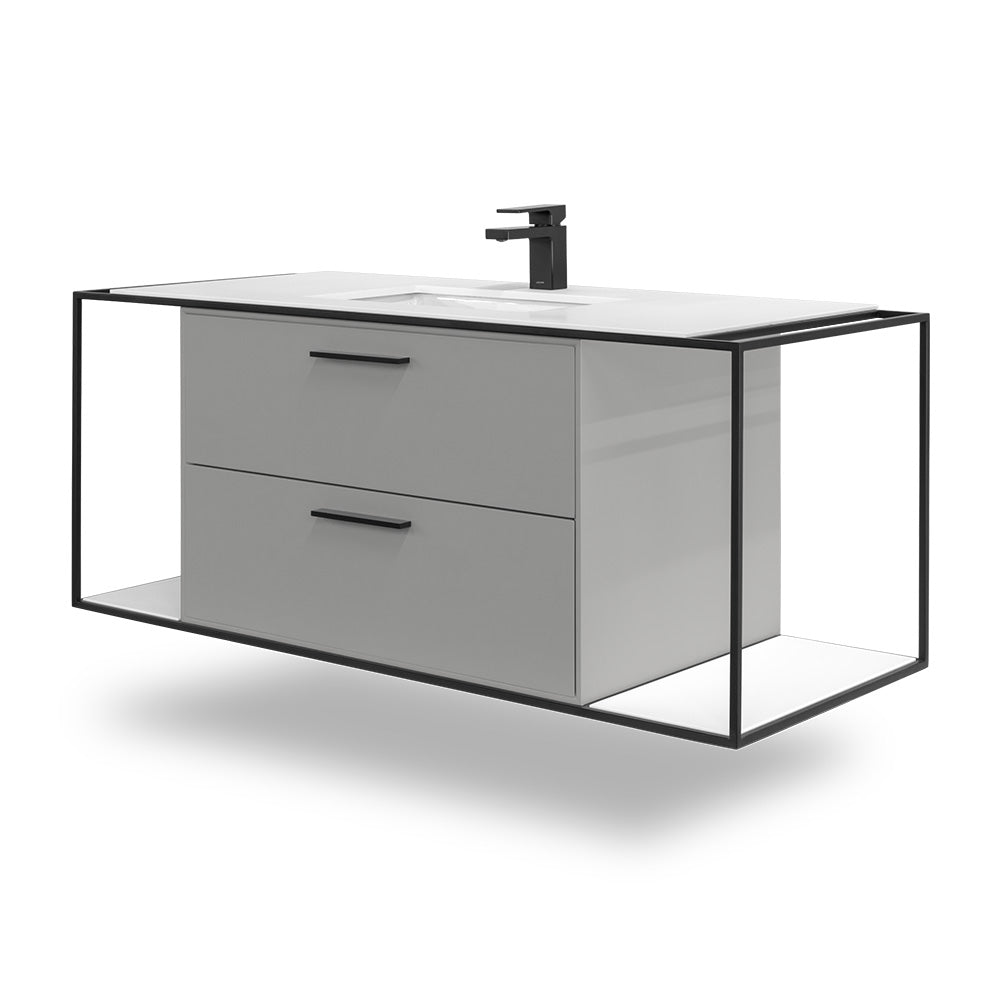 Lacava Linea 48" Wall Mount Under Counter Vanity by Lacava
