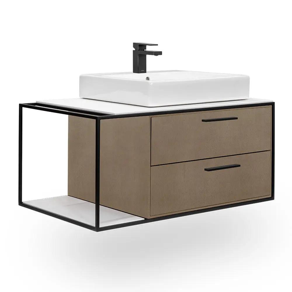 Lacava Linea 36" Wall Mount Under Counter Vanity - Right by Lacava