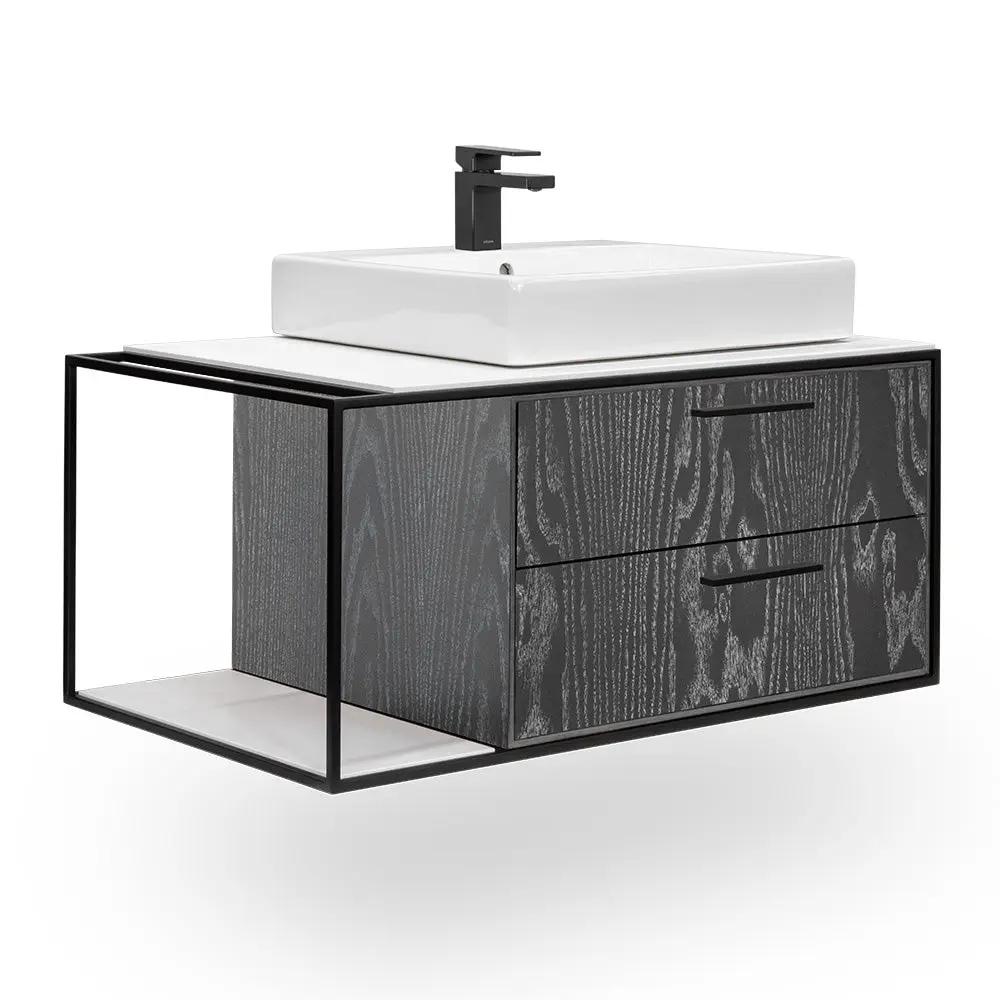 Lacava Linea 36" Wall Mount Under Counter Vanity - Right by Lacava