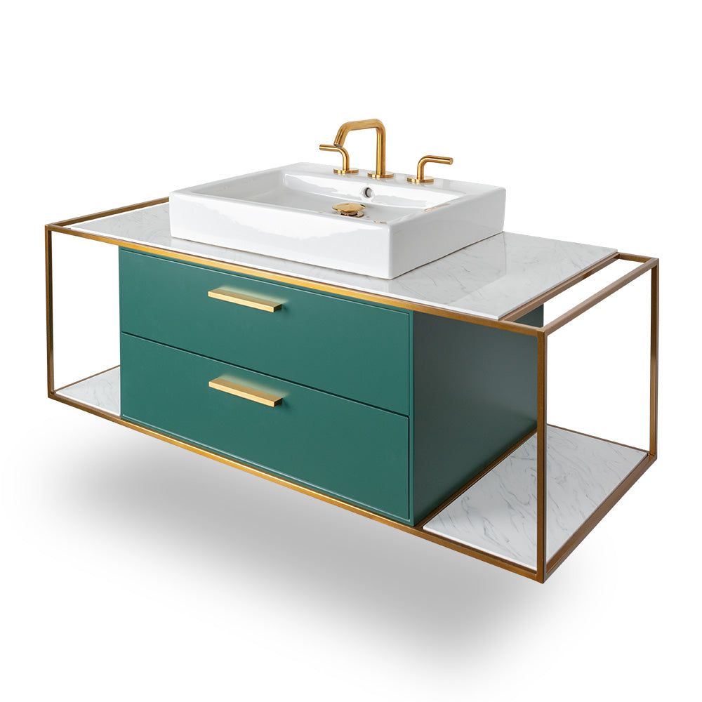 Lacava Linea 48" Wall Mount Under Counter Vanity by Lacava