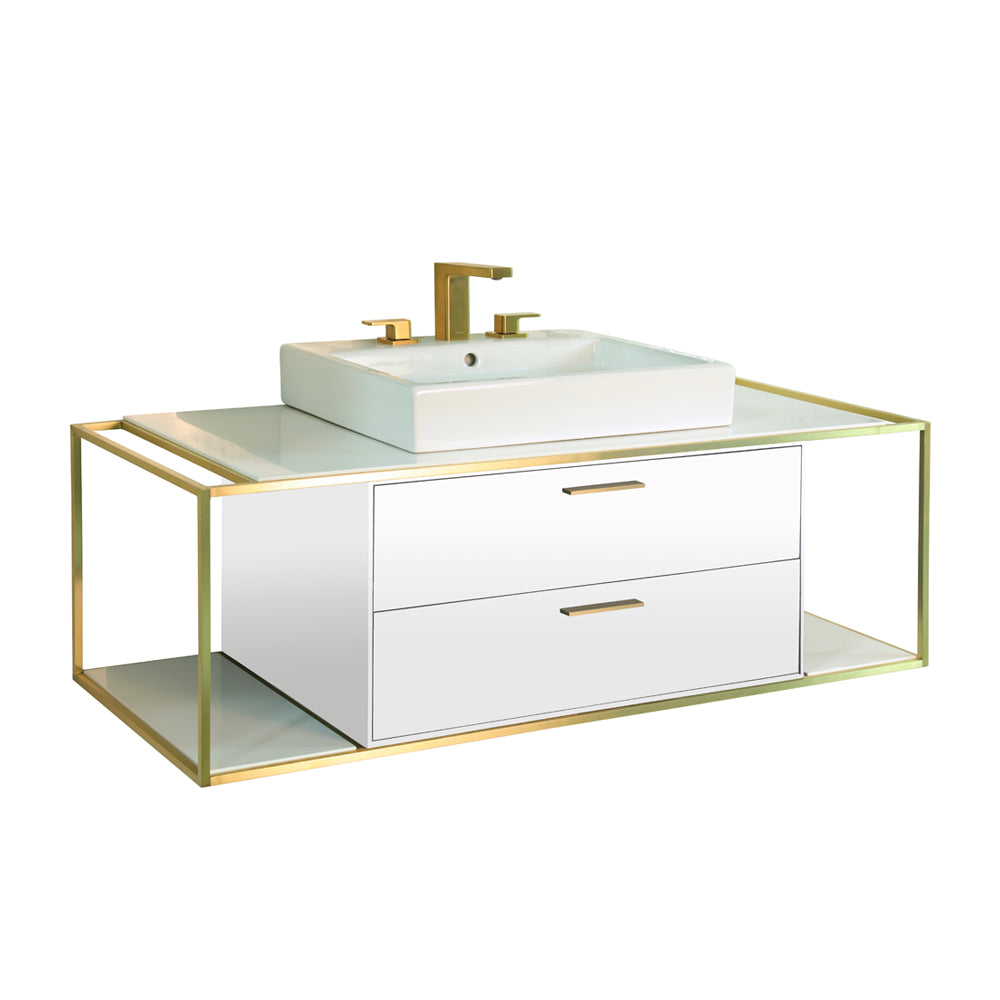 Lacava Linea 48" Wall Mount Under Counter Vanity