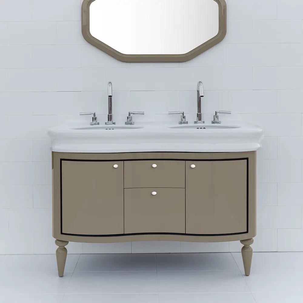 gloss taupe (black trim) vanity