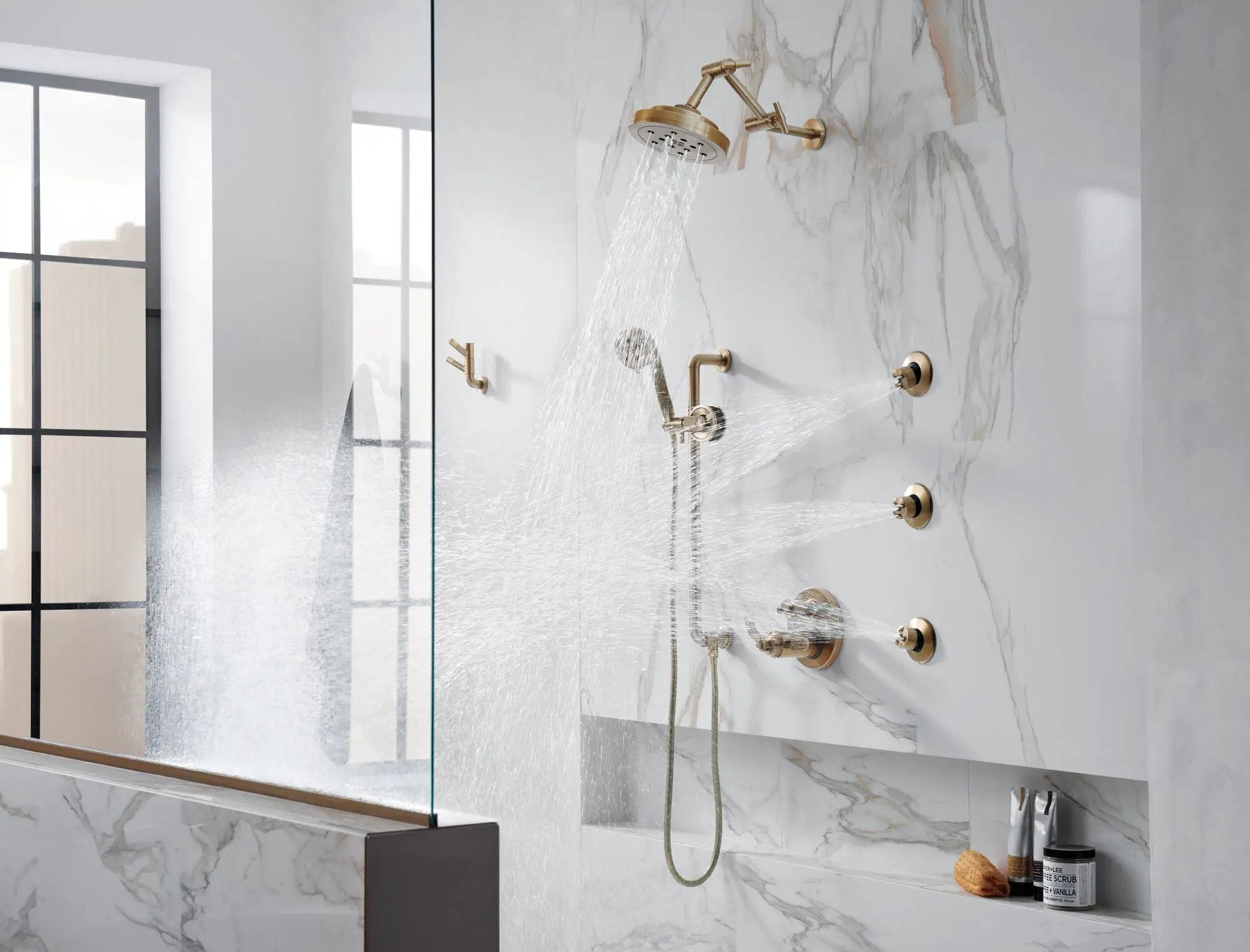luxe gold robe hook