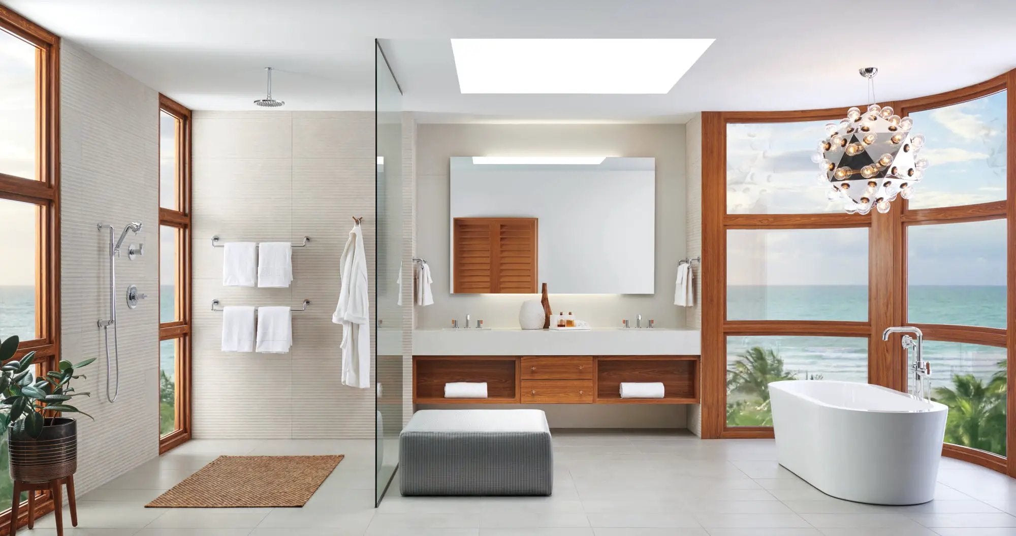 chrome towel bar