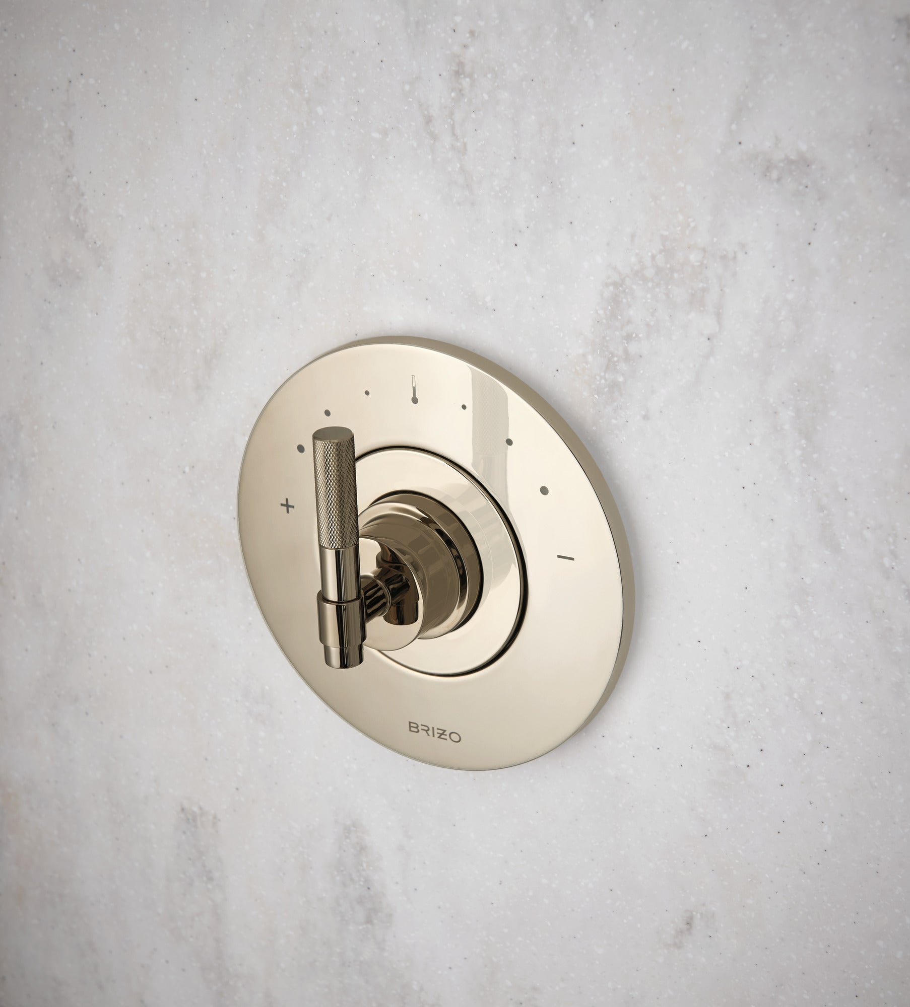 polished nickel thermostatic valve