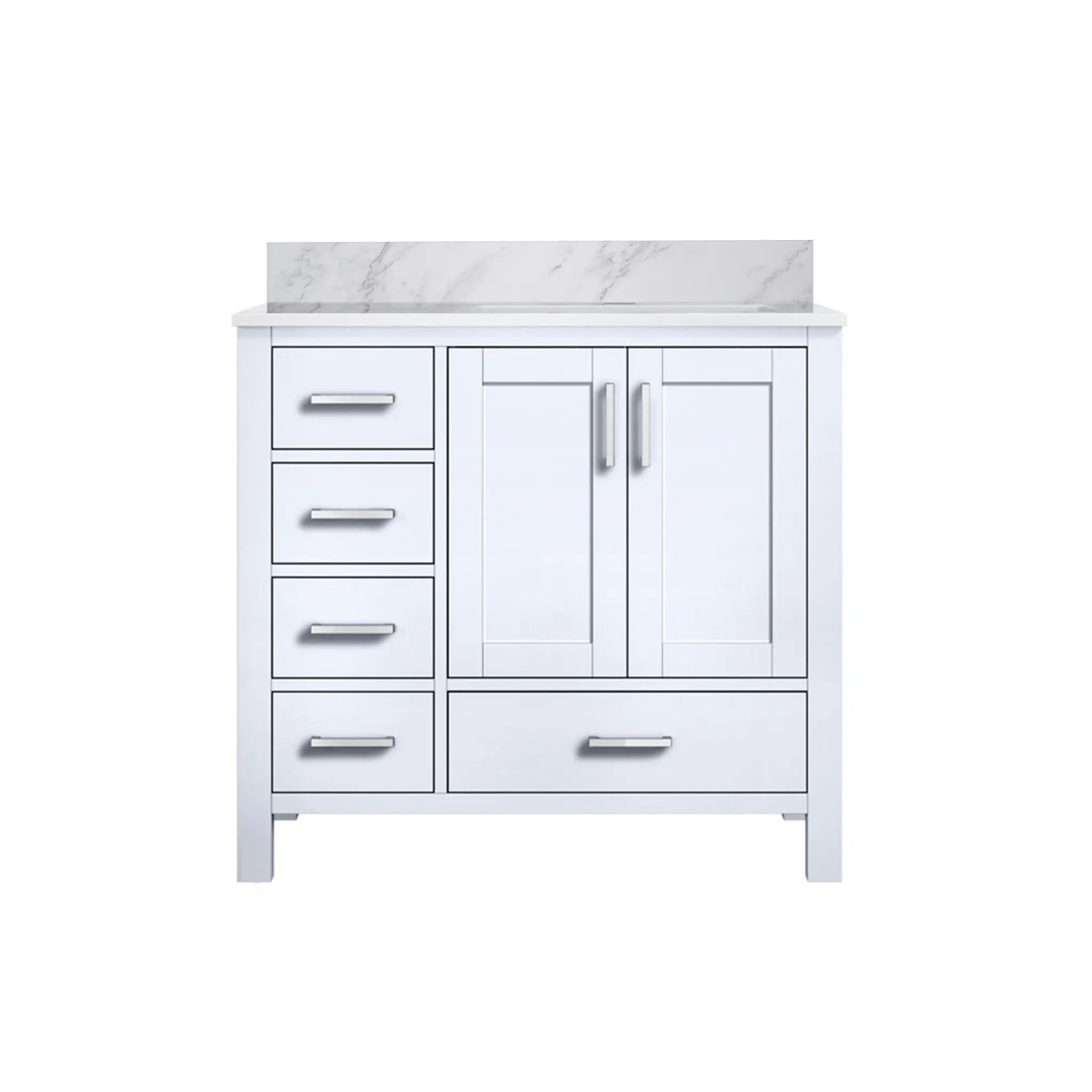 Lexora Jacques 36 in. W x 22 in. D Right Offset Bath Vanity by Lexora
