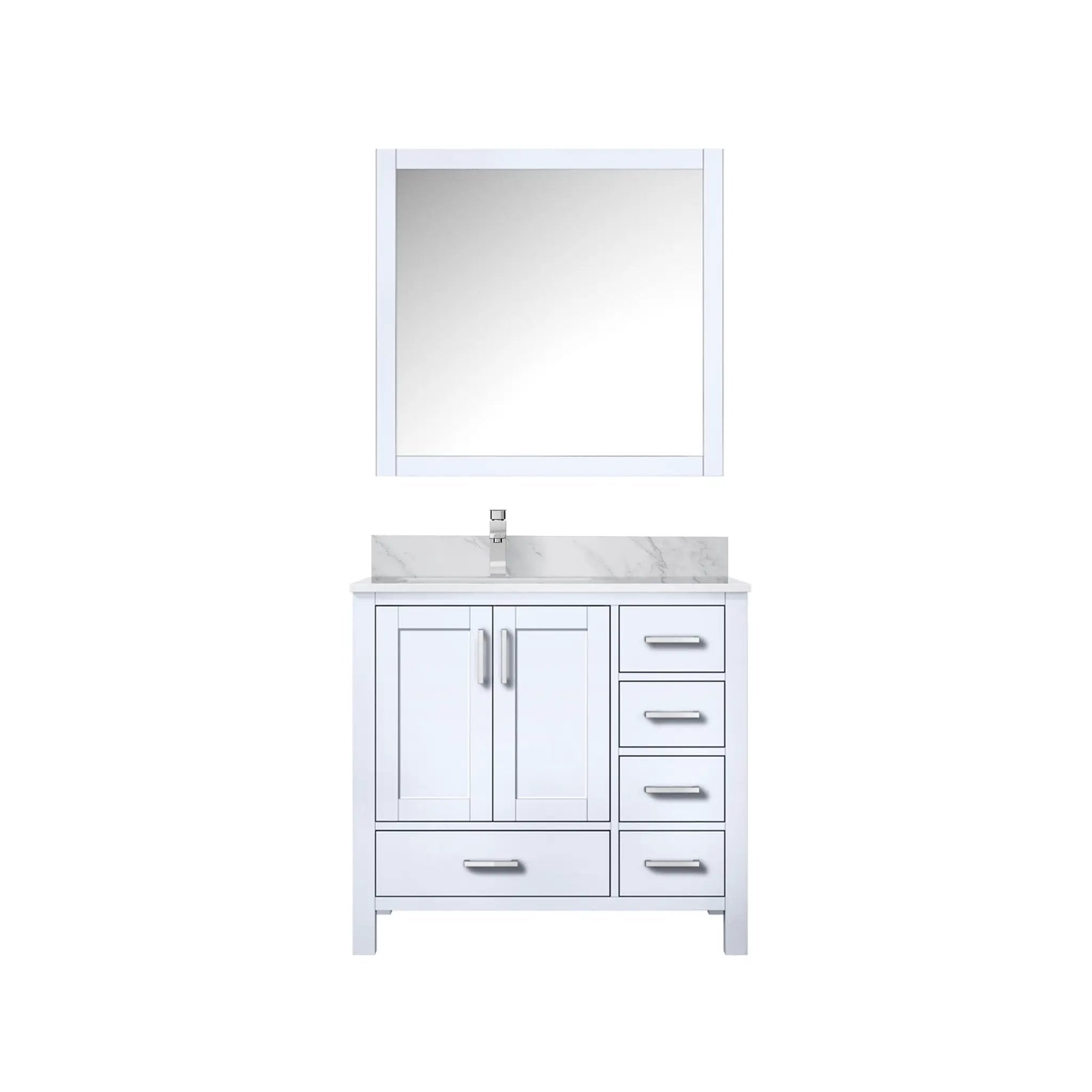 Lexora Jacques 36 in. W x 22 in. D Left Offset Bath Vanity by Lexora