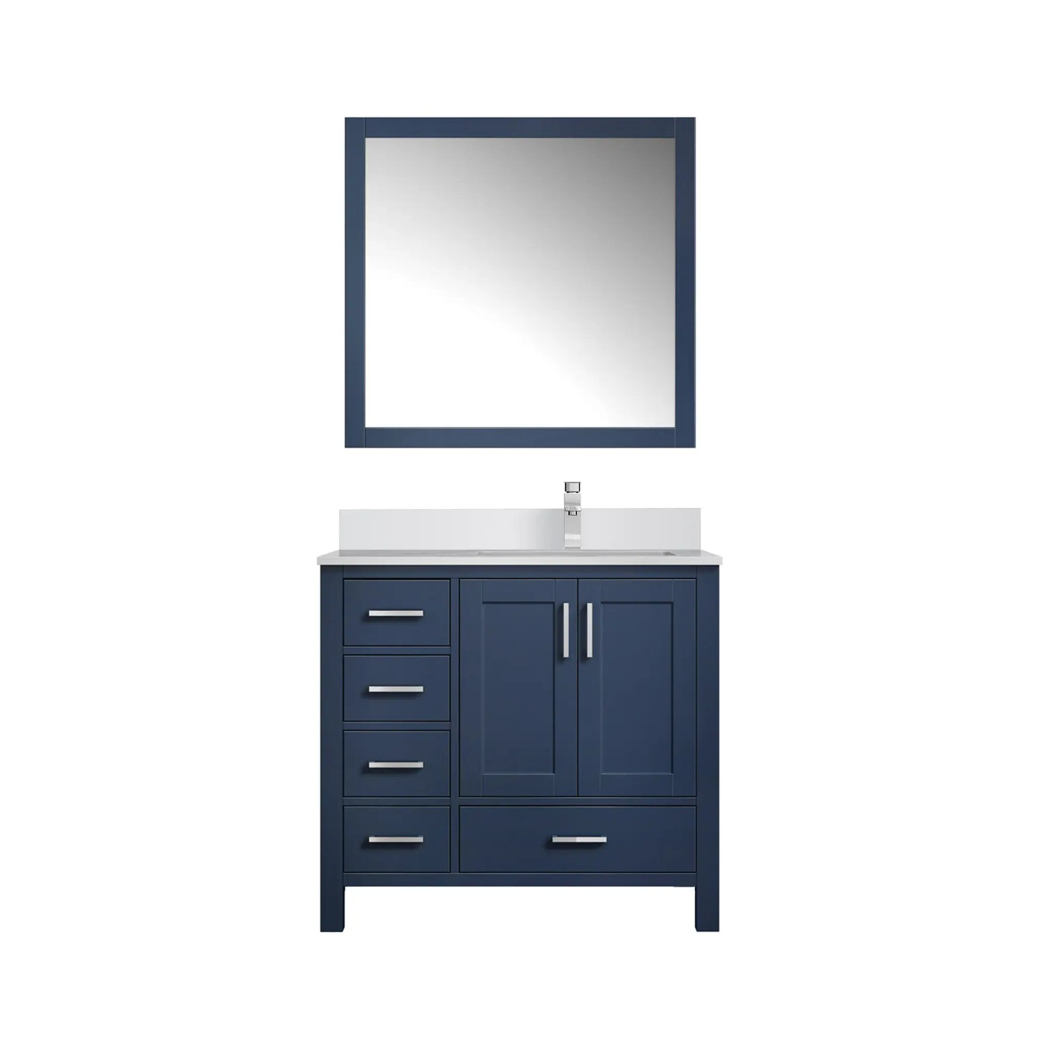 Lexora Jacques 36 in. W x 22 in. D Right Offset Bath Vanity by Lexora