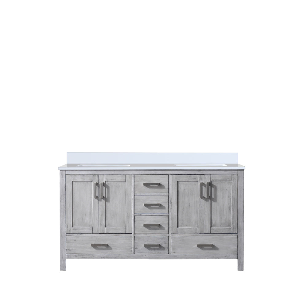 Lexora Jacques 60 in. W x 22 in. D Double Bath Vanity