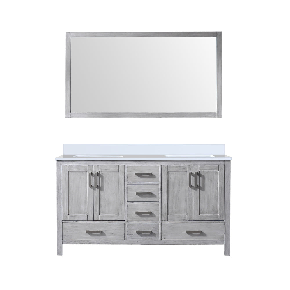 Lexora Jacques 60 in. W x 22 in. D Double Bath Vanity