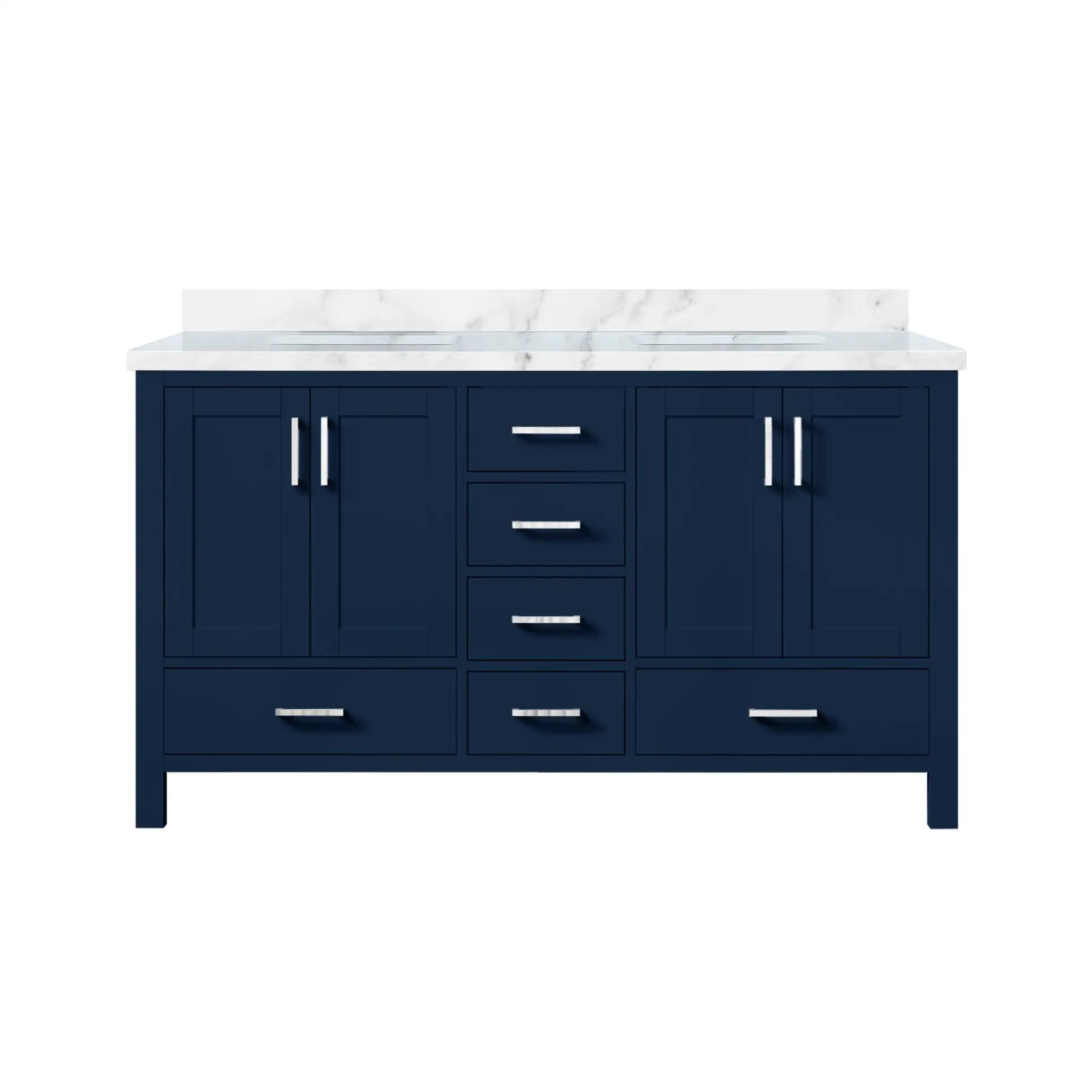 Lexora Jacques 60 in. W x 22 in. D Double Bath Vanity by Lexora
