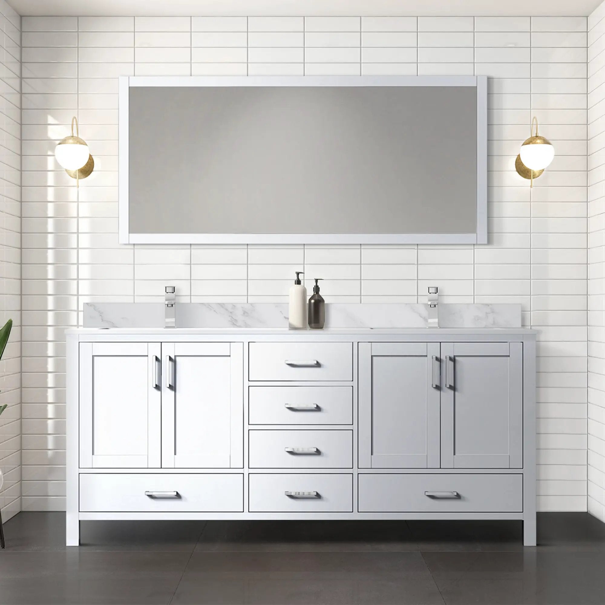 white vanity