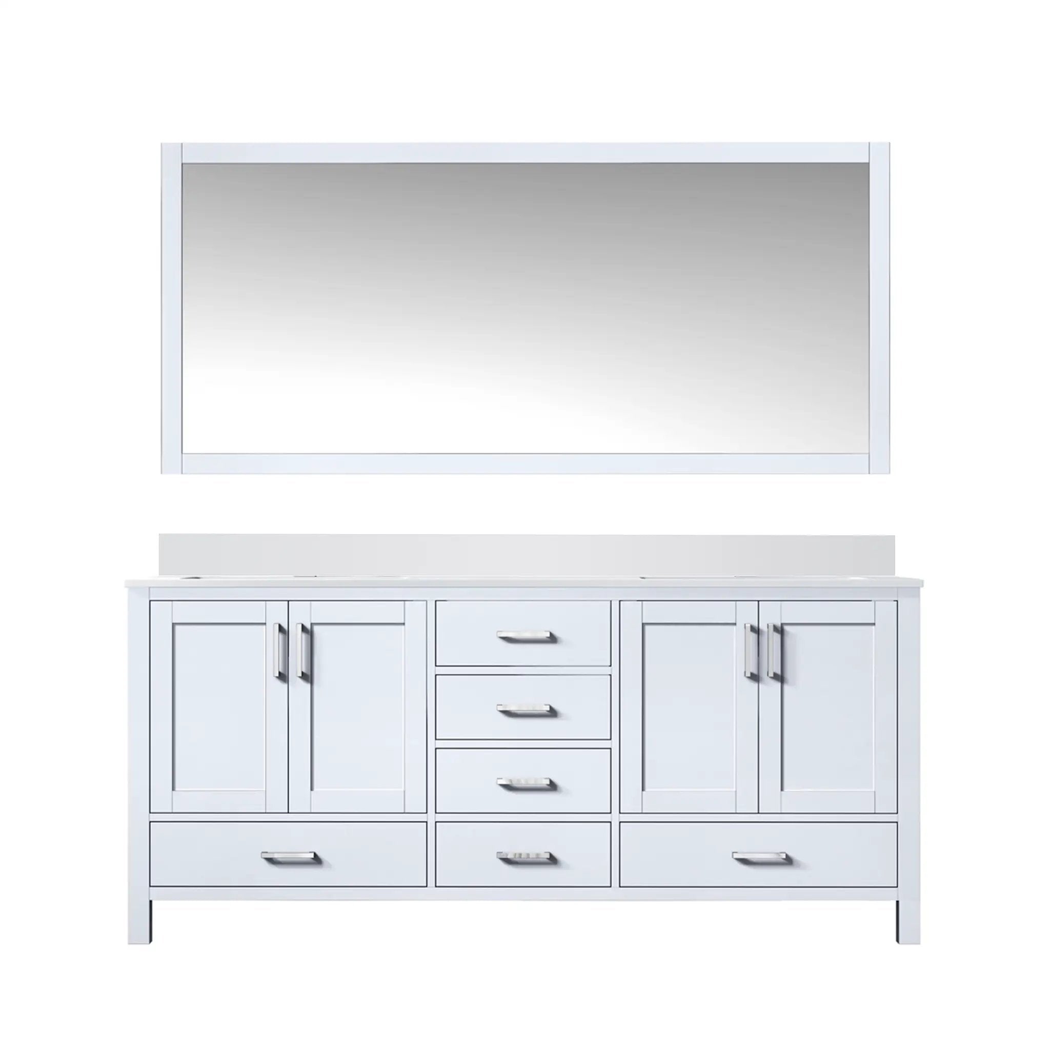 Lexora Jacques 72 in. W x 22 in. D Double Bath Vanity by Lexora