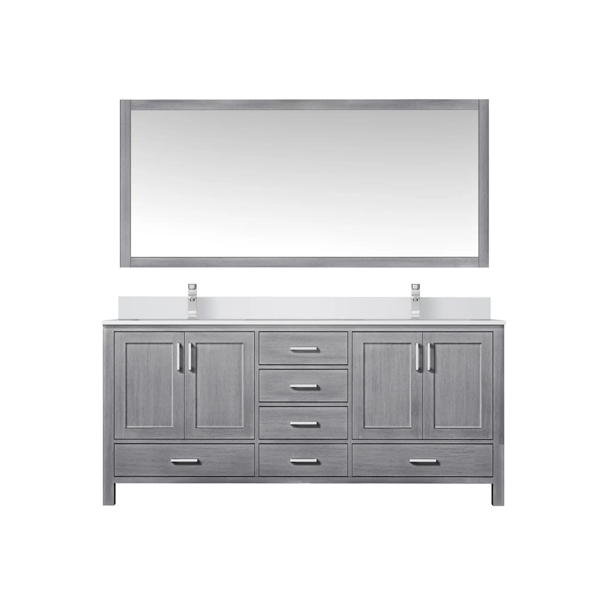 Lexora Jacques 72 in. W x 22 in. D Double Bath Vanity by Lexora
