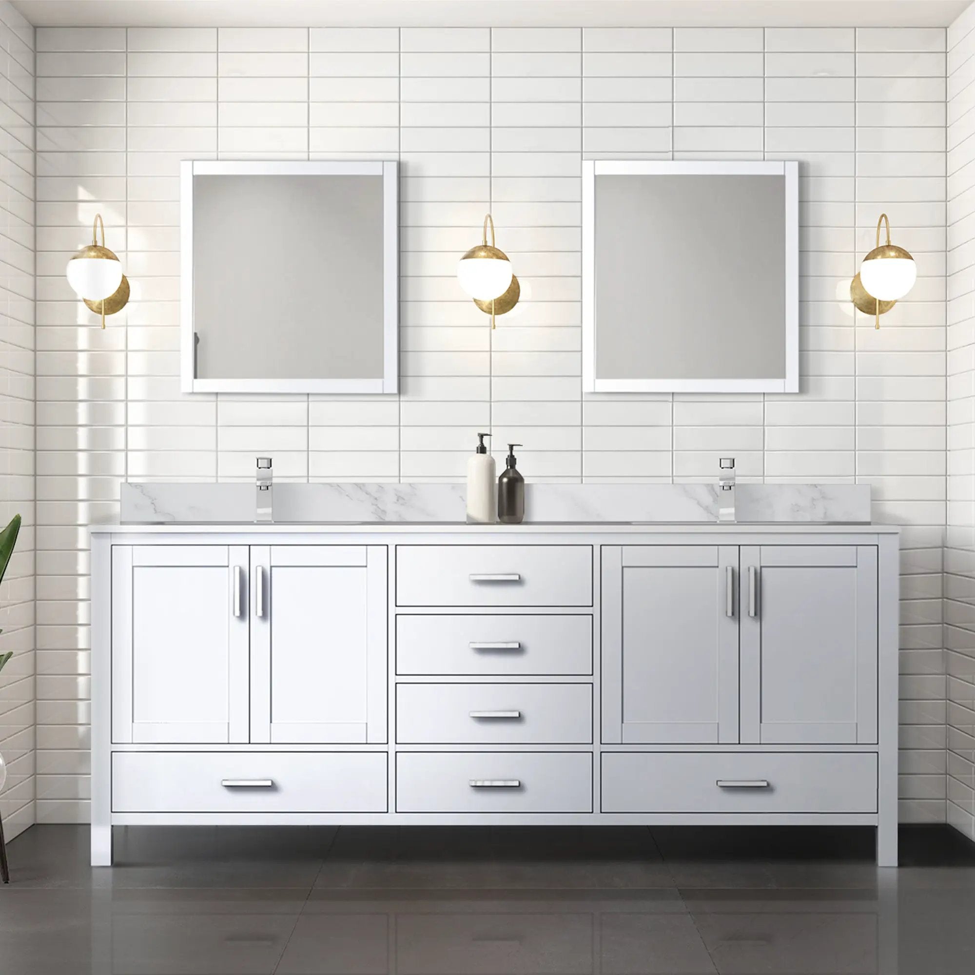 white vanity