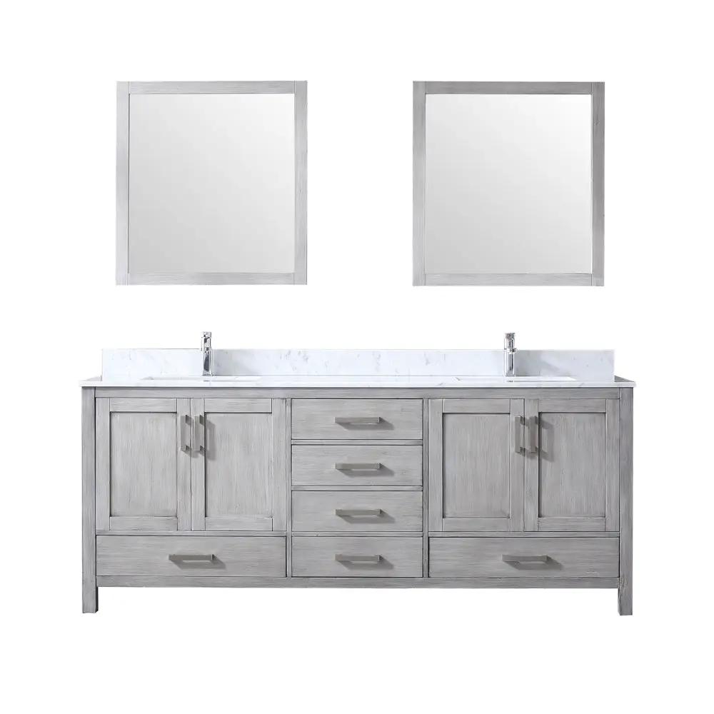 Lexora Jacques 80 in. W x 22 in. D Double Bath Vanity by Lexora