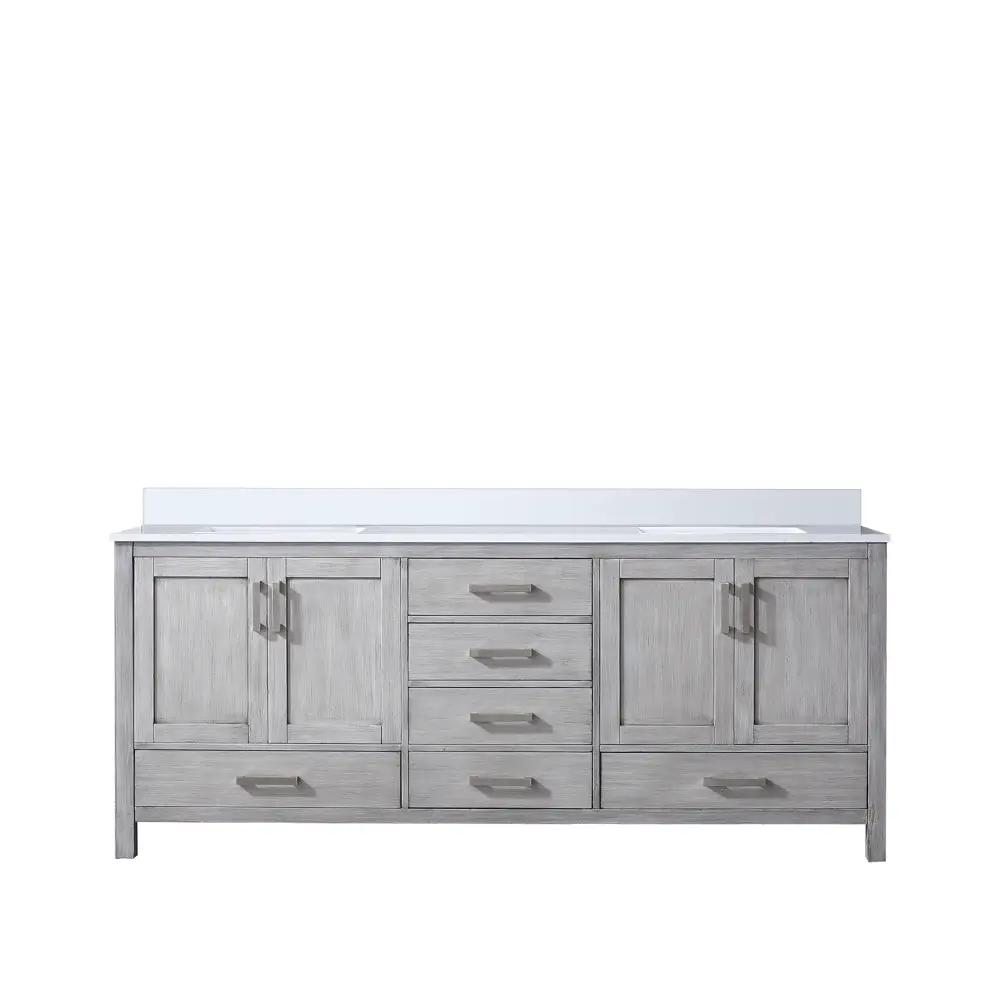 Lexora Jacques 80 in. W x 22 in. D Double Bath Vanity by Lexora