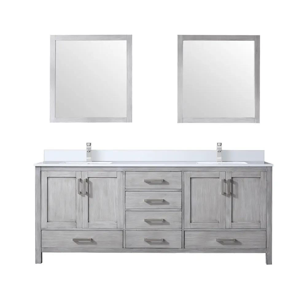 Lexora Jacques 80 in. W x 22 in. D Double Bath Vanity by Lexora