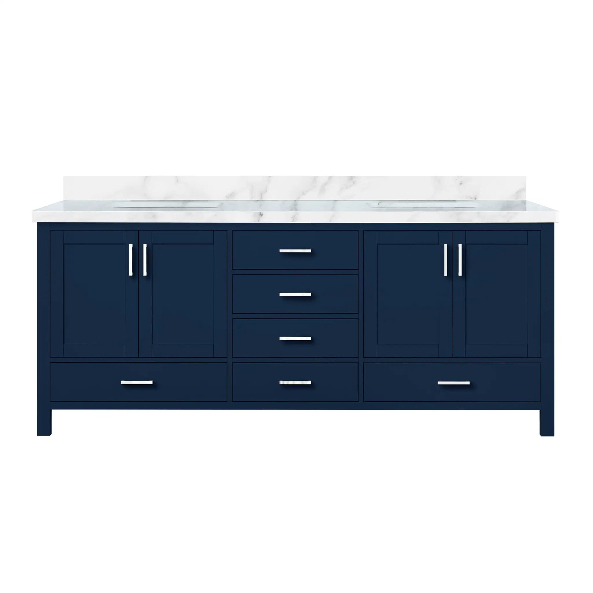 Lexora Jacques 80 in. W x 22 in. D Double Bath Vanity by Lexora