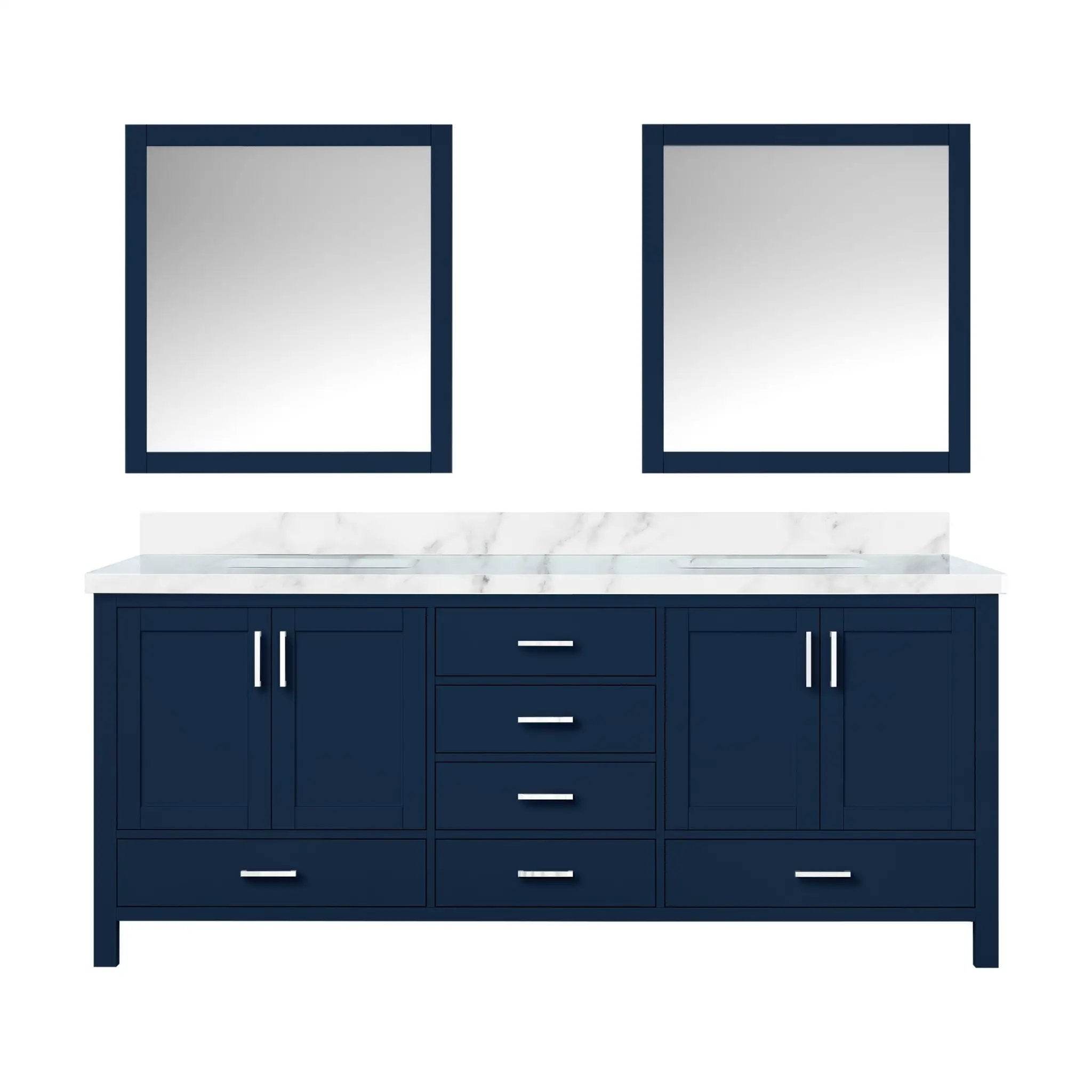 Lexora Jacques 80 in. W x 22 in. D Double Bath Vanity by Lexora