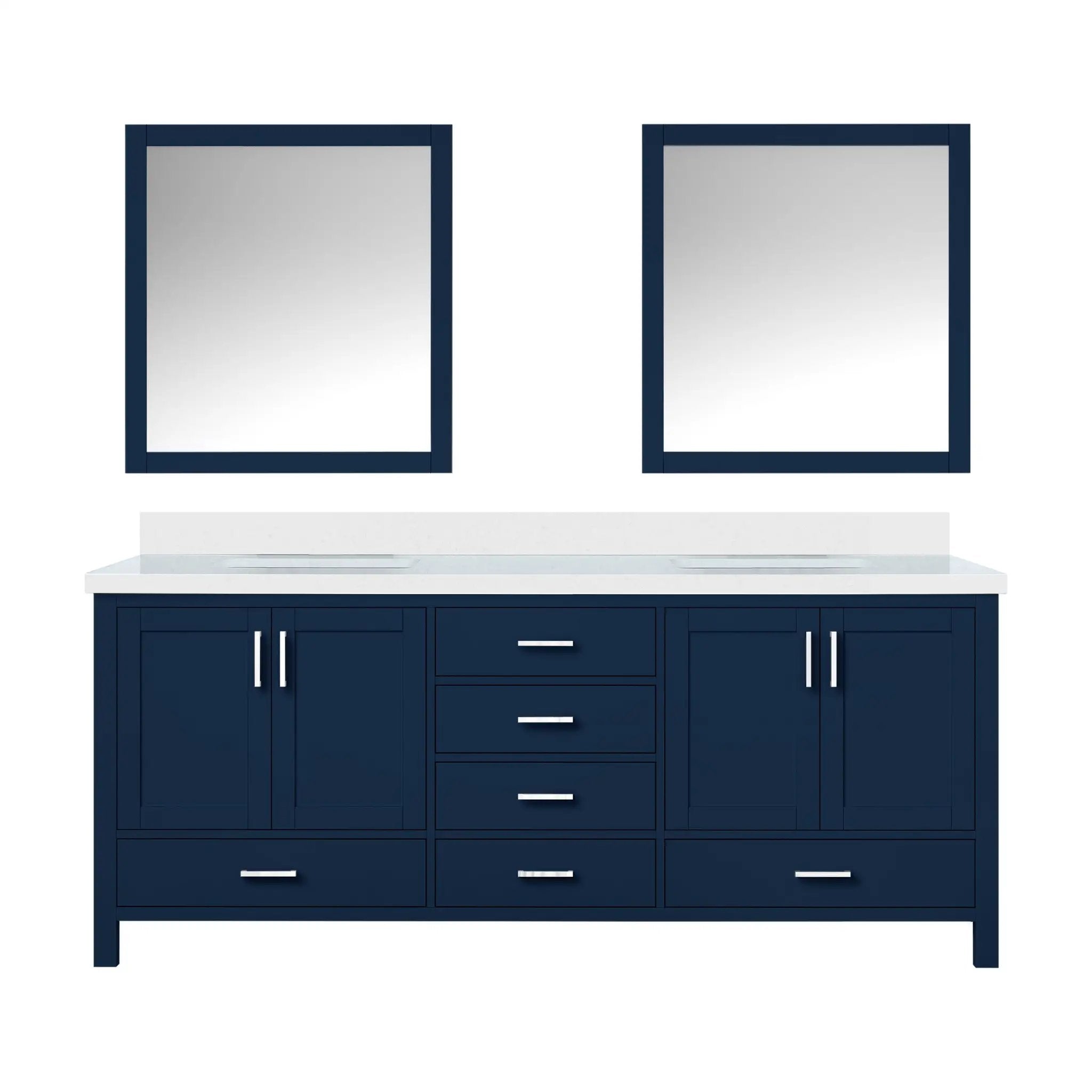 Lexora Jacques 80 in. W x 22 in. D Double Bath Vanity by Lexora