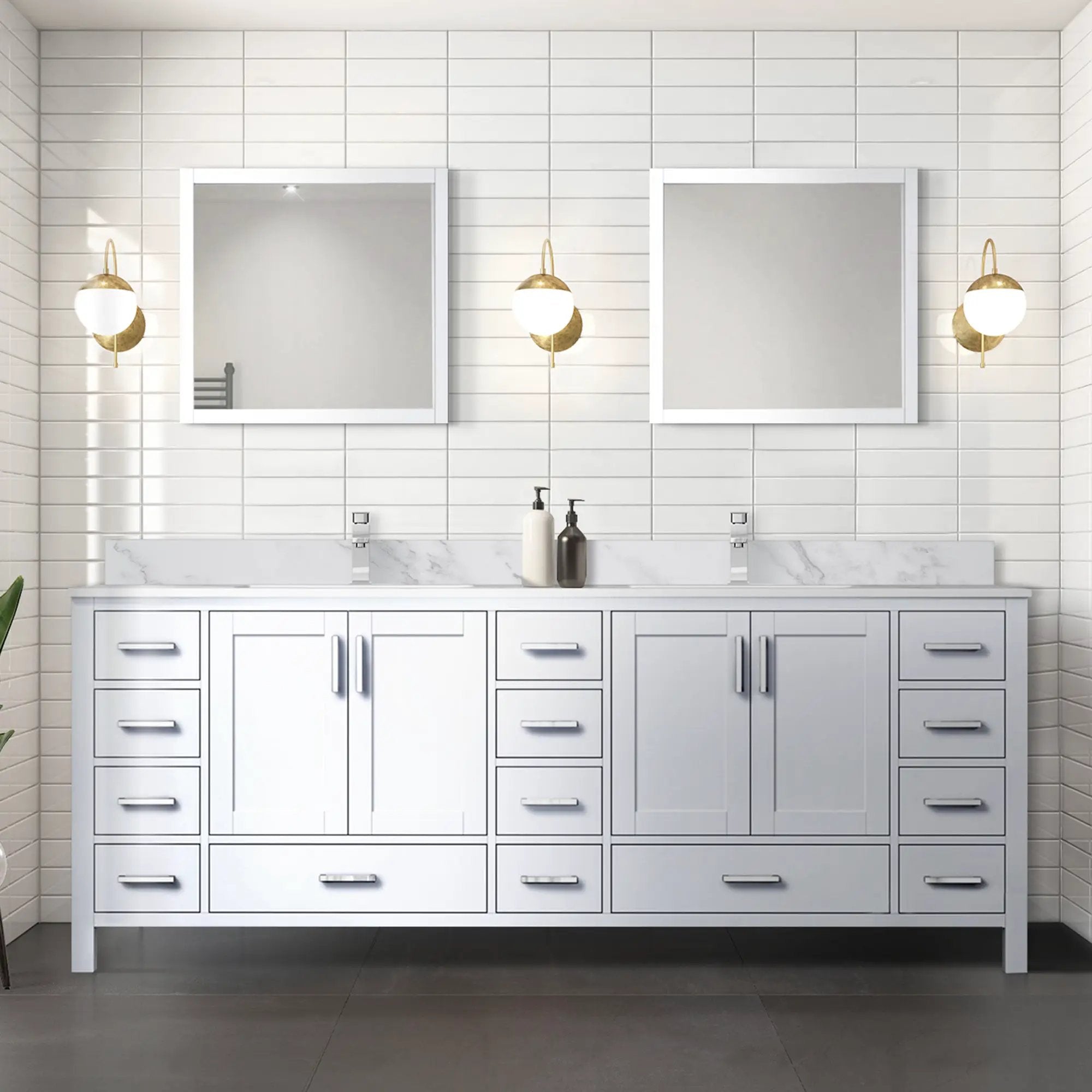 white vanity