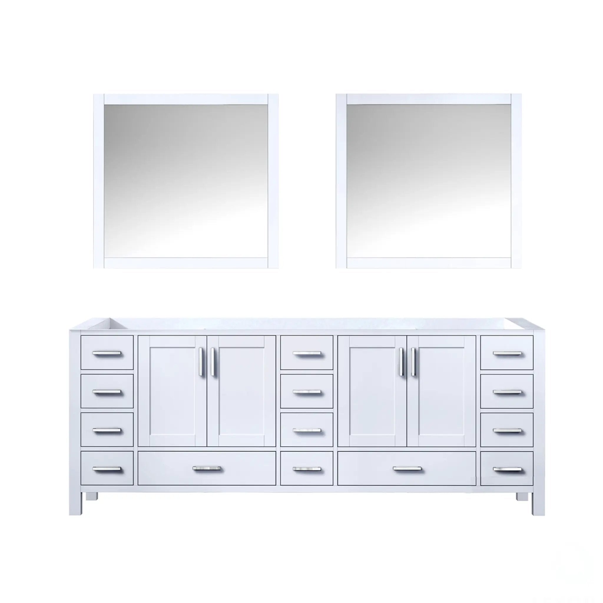 Lexora Jacques 84 in. W x 22 in. D Double Bath Vanity by Lexora