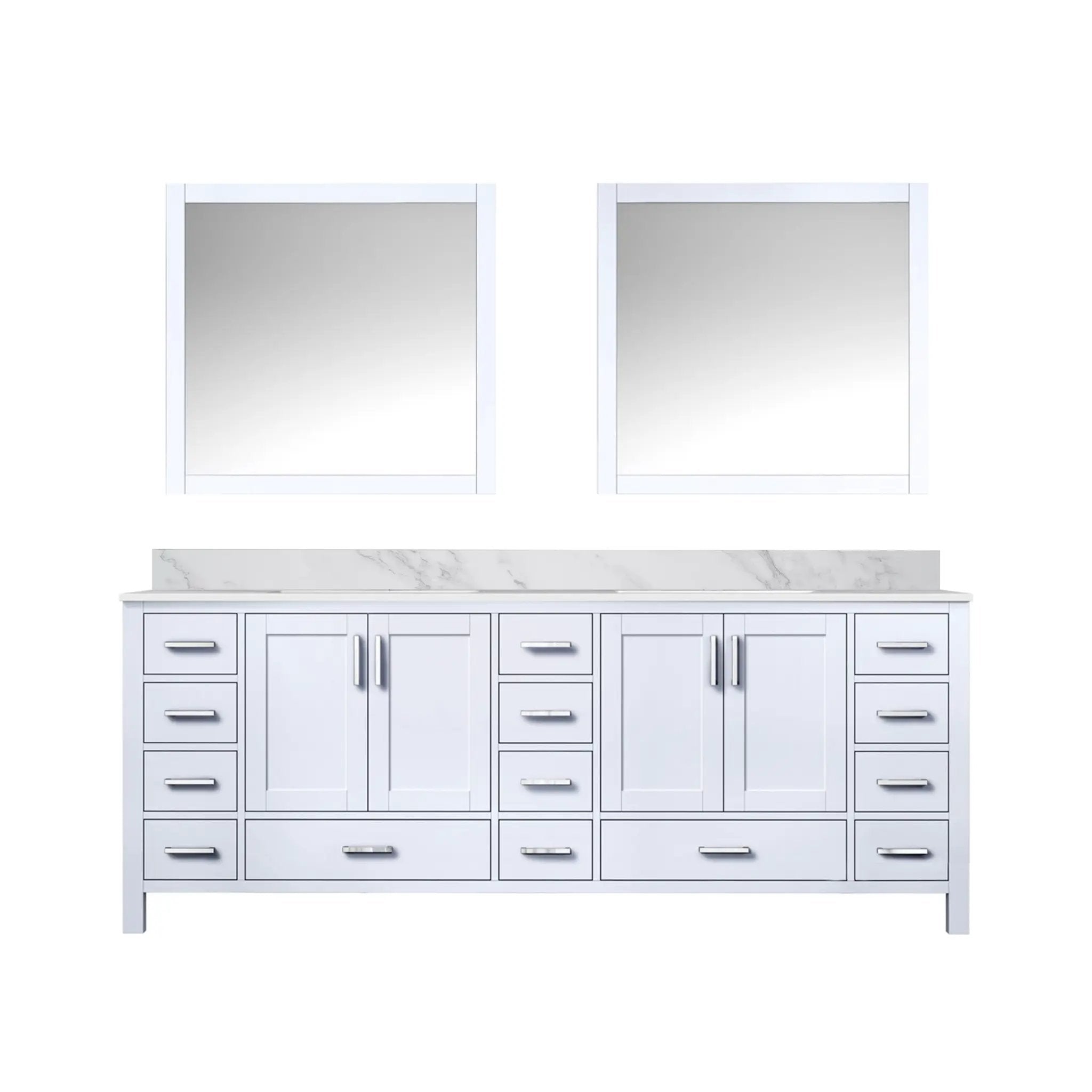 Lexora Jacques 84 in. W x 22 in. D Double Bath Vanity by Lexora