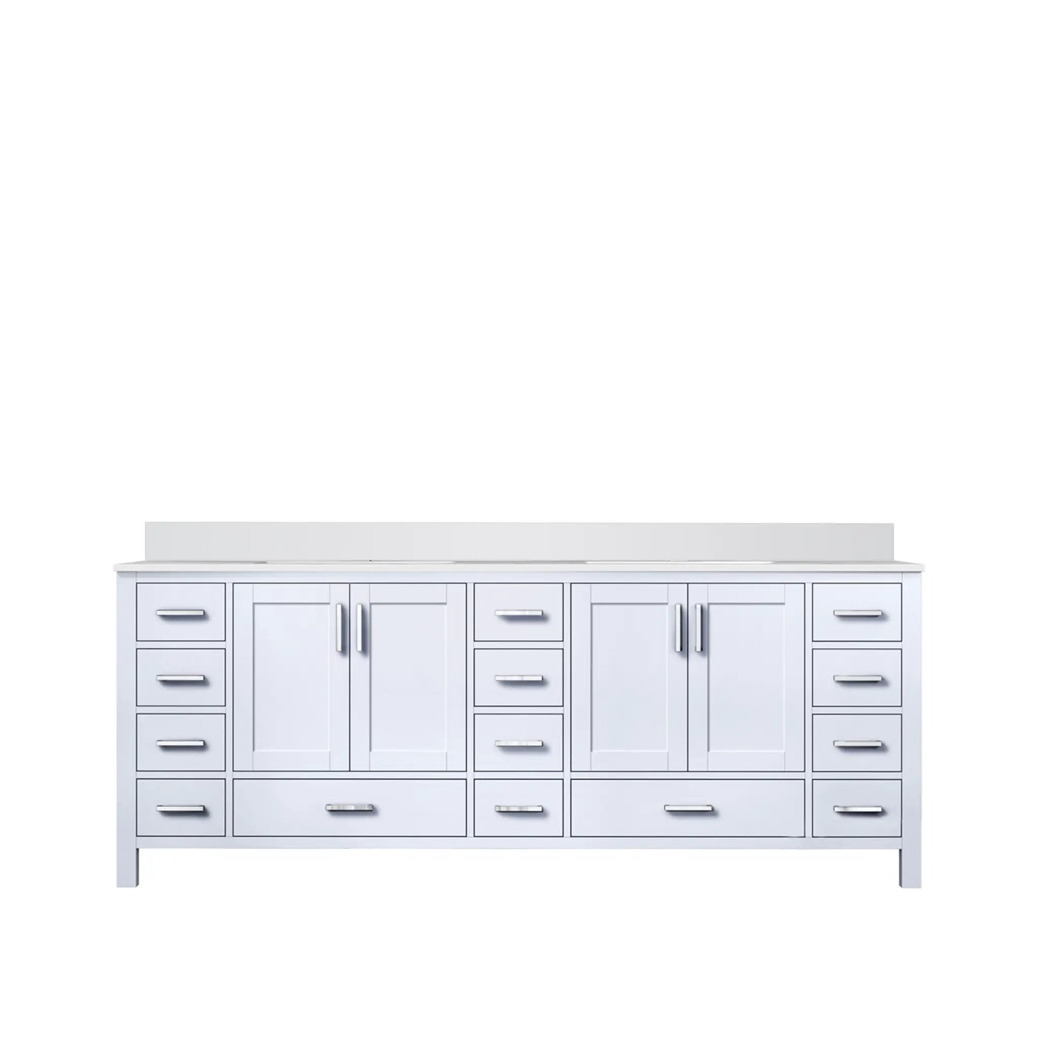 Lexora Jacques 84 in. W x 22 in. D Double Bath Vanity by Lexora