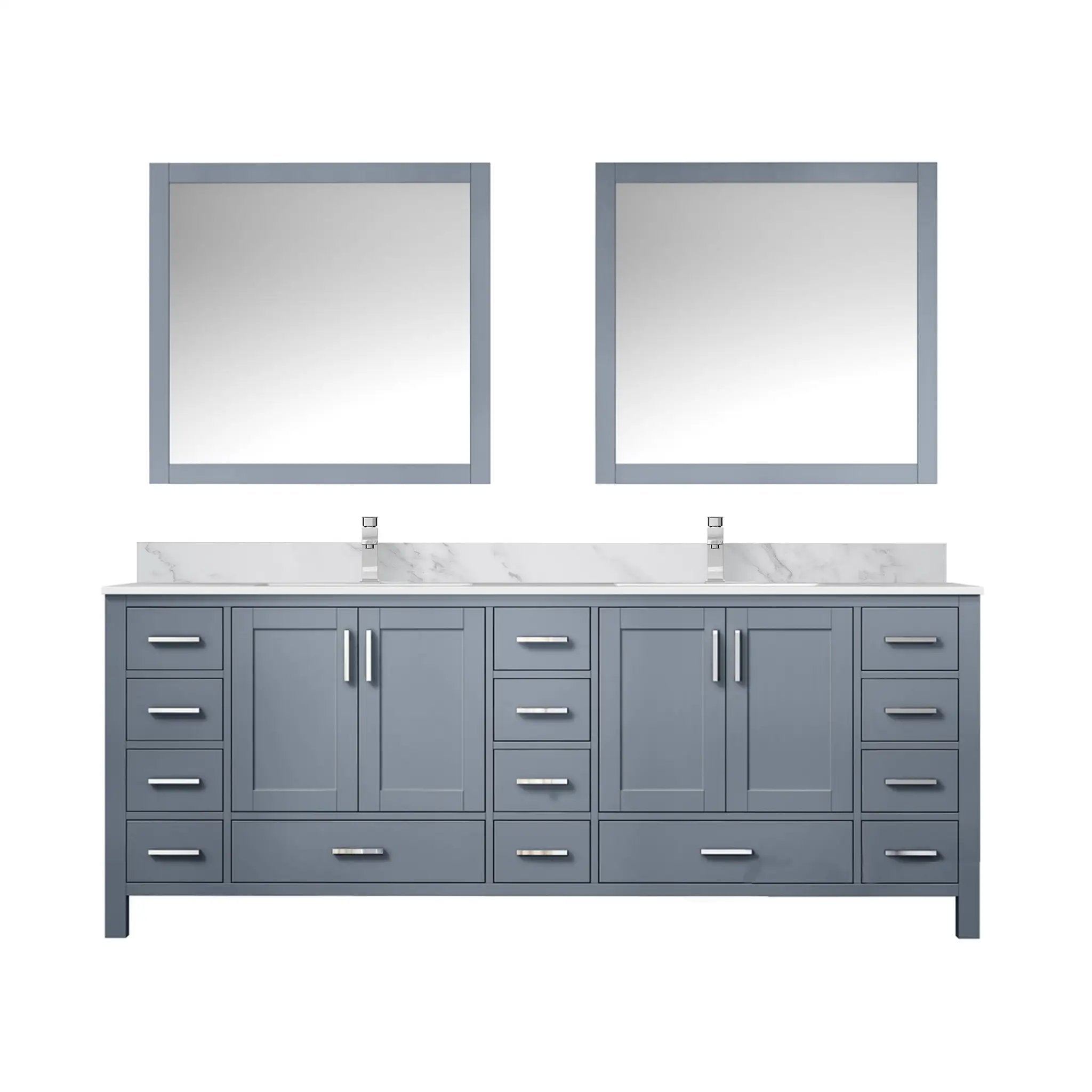 Lexora Jacques 84 in. W x 22 in. D Double Bath Vanity by Lexora