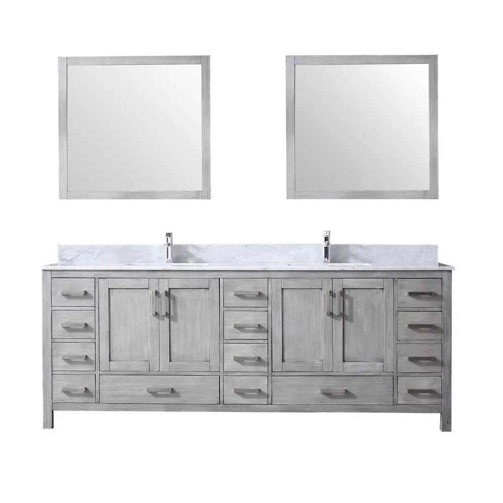 Lexora Jacques 84 in. W x 22 in. D Double Bath Vanity by Lexora
