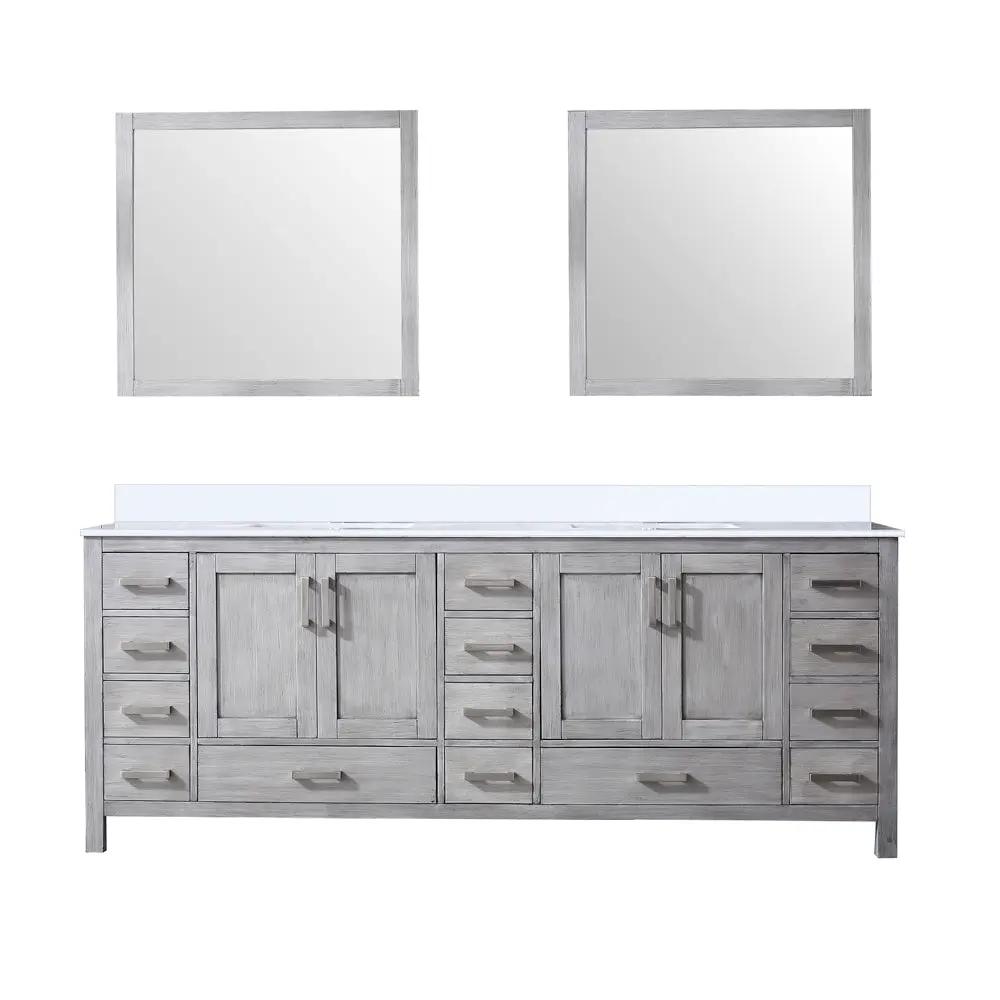 Lexora Jacques 84 in. W x 22 in. D Double Bath Vanity by Lexora