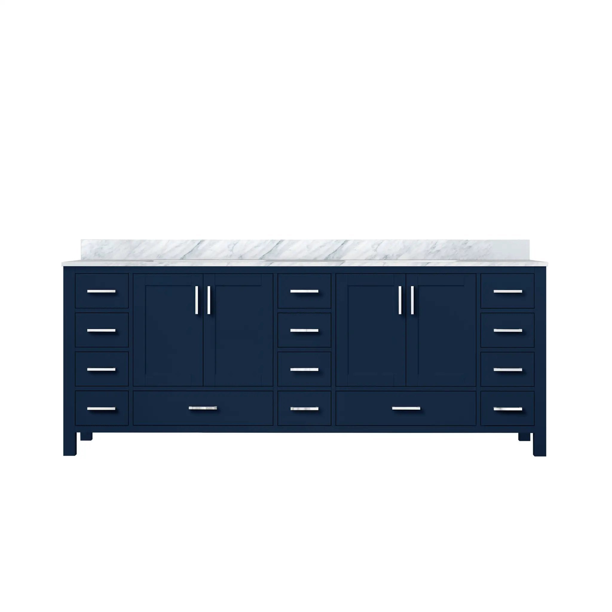 Lexora Jacques 84 in. W x 22 in. D Double Bath Vanity by Lexora