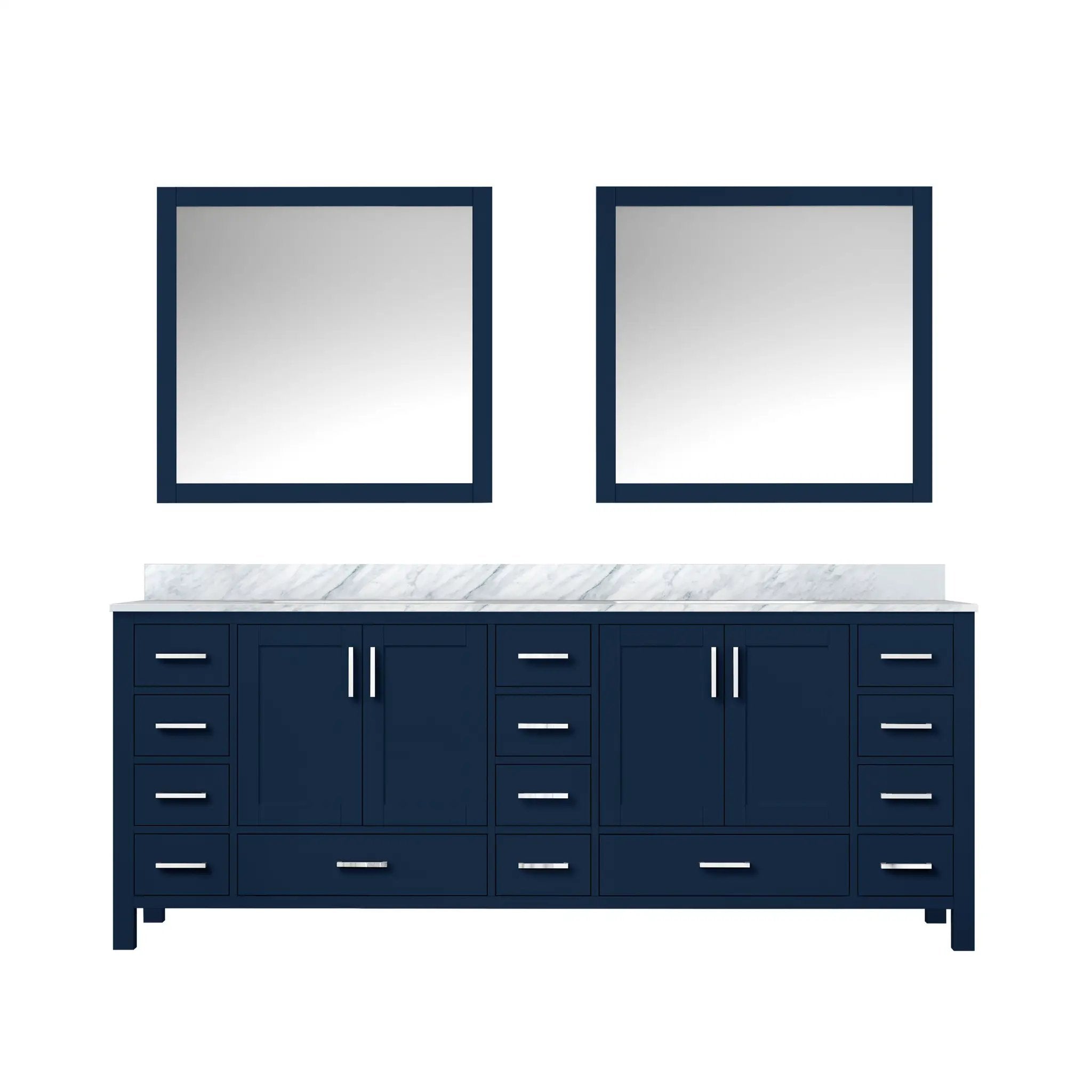 Lexora Jacques 84 in. W x 22 in. D Double Bath Vanity by Lexora