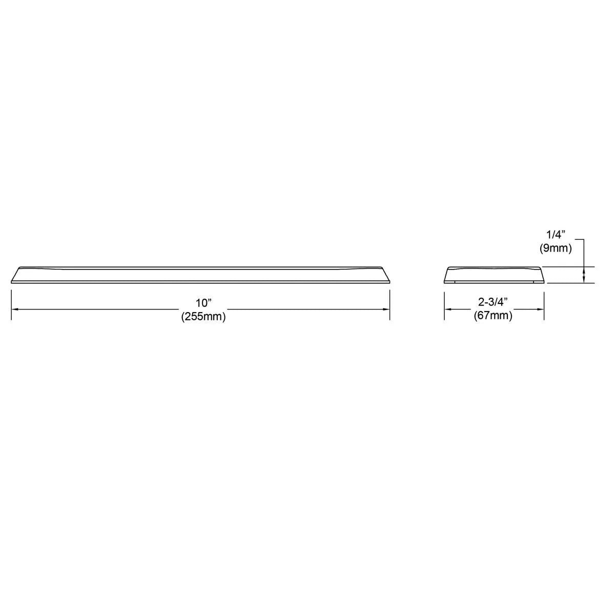 chrome deck plate/escutcheon