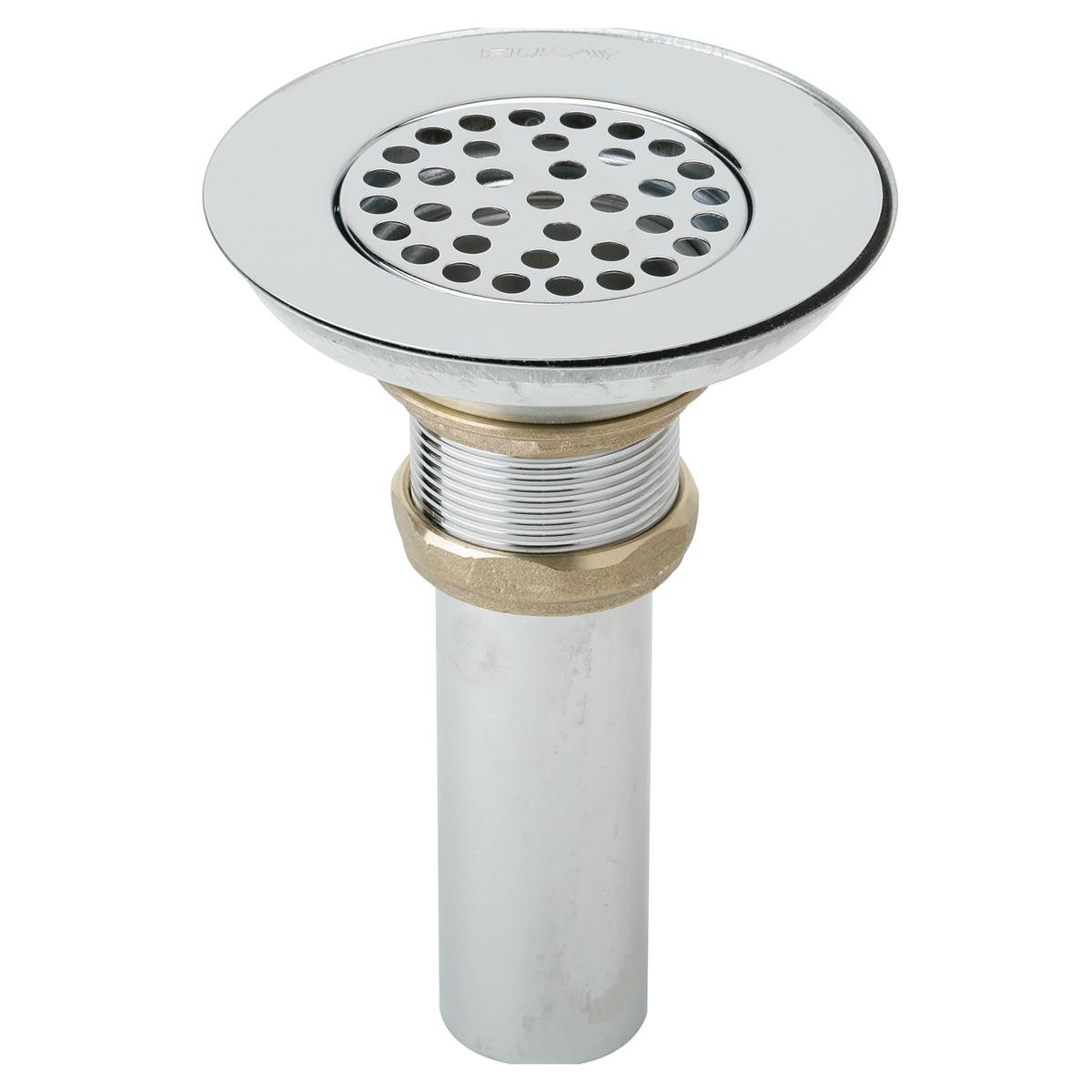 polished nickel drain