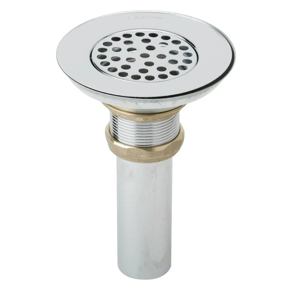 polished stainless steel drain