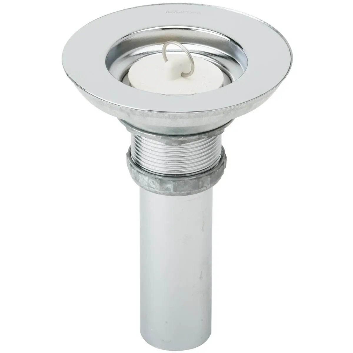 polished stainless steel drain