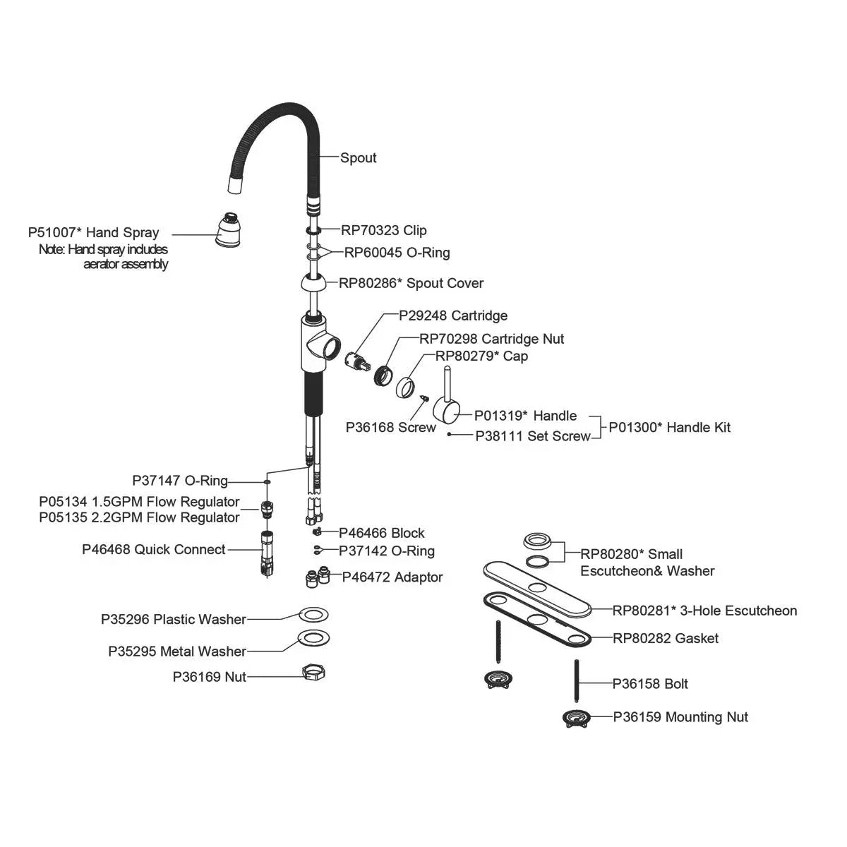 chrome laundry/utility faucet