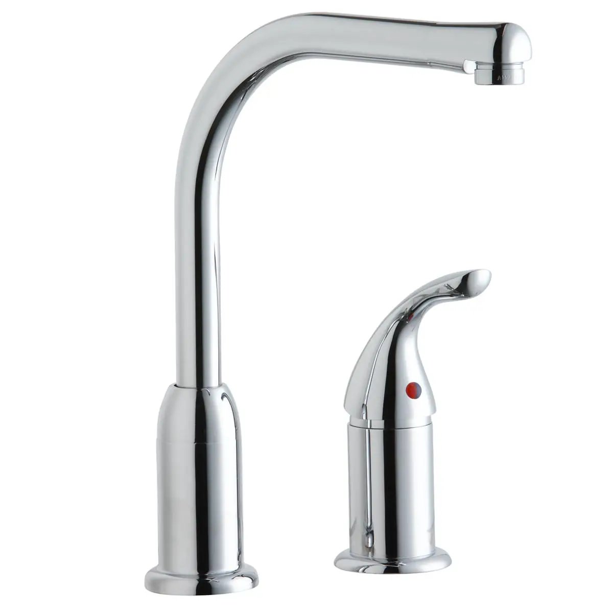 chrome deck mount faucet
