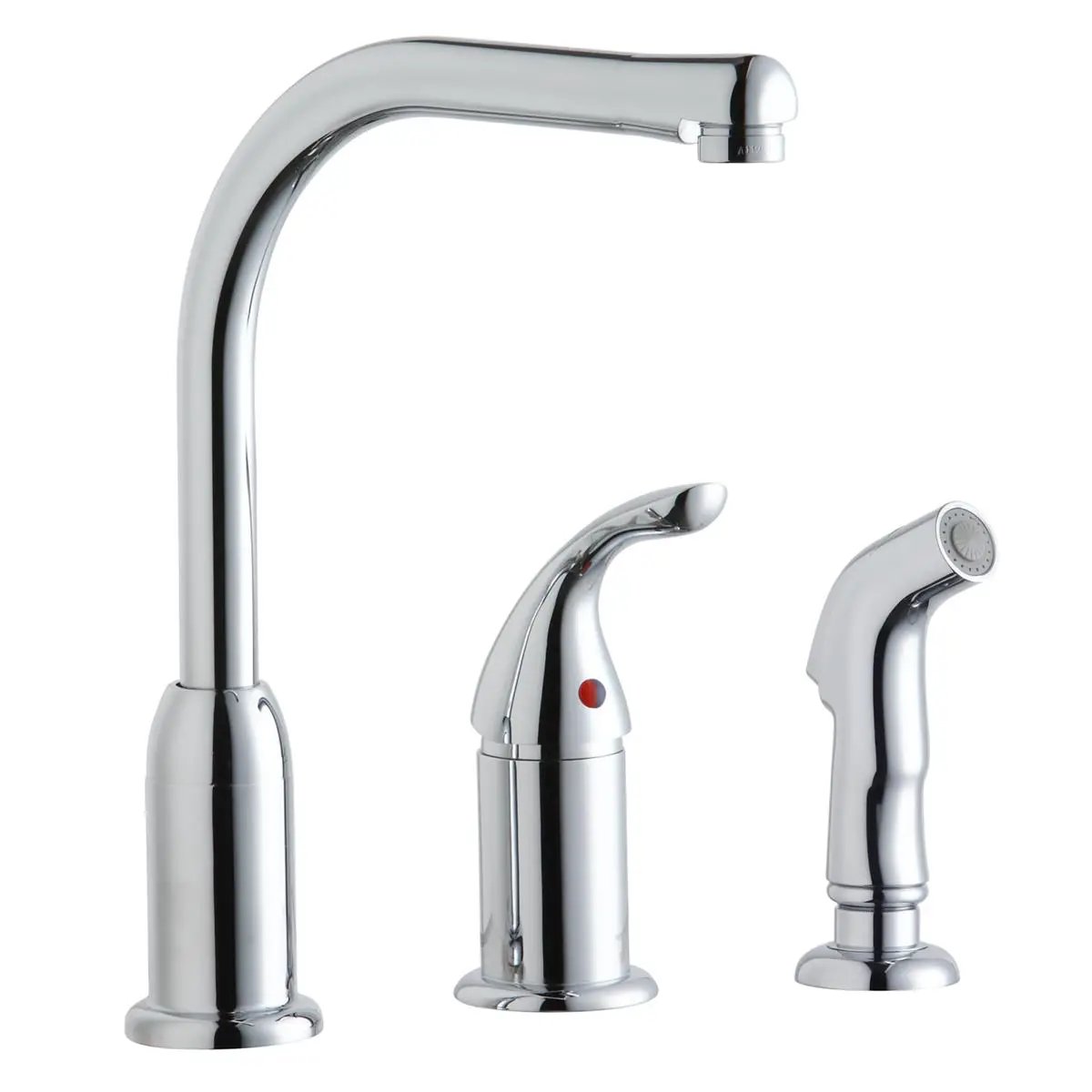 Elkay Everyday Kitchen Deck Mount Faucet with Remote Lever Handle and Side Spray by Elkay
