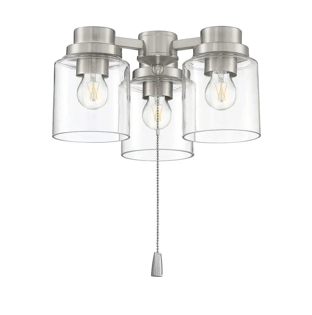 brushed polished nickel outdoor lighting/outdoor fans