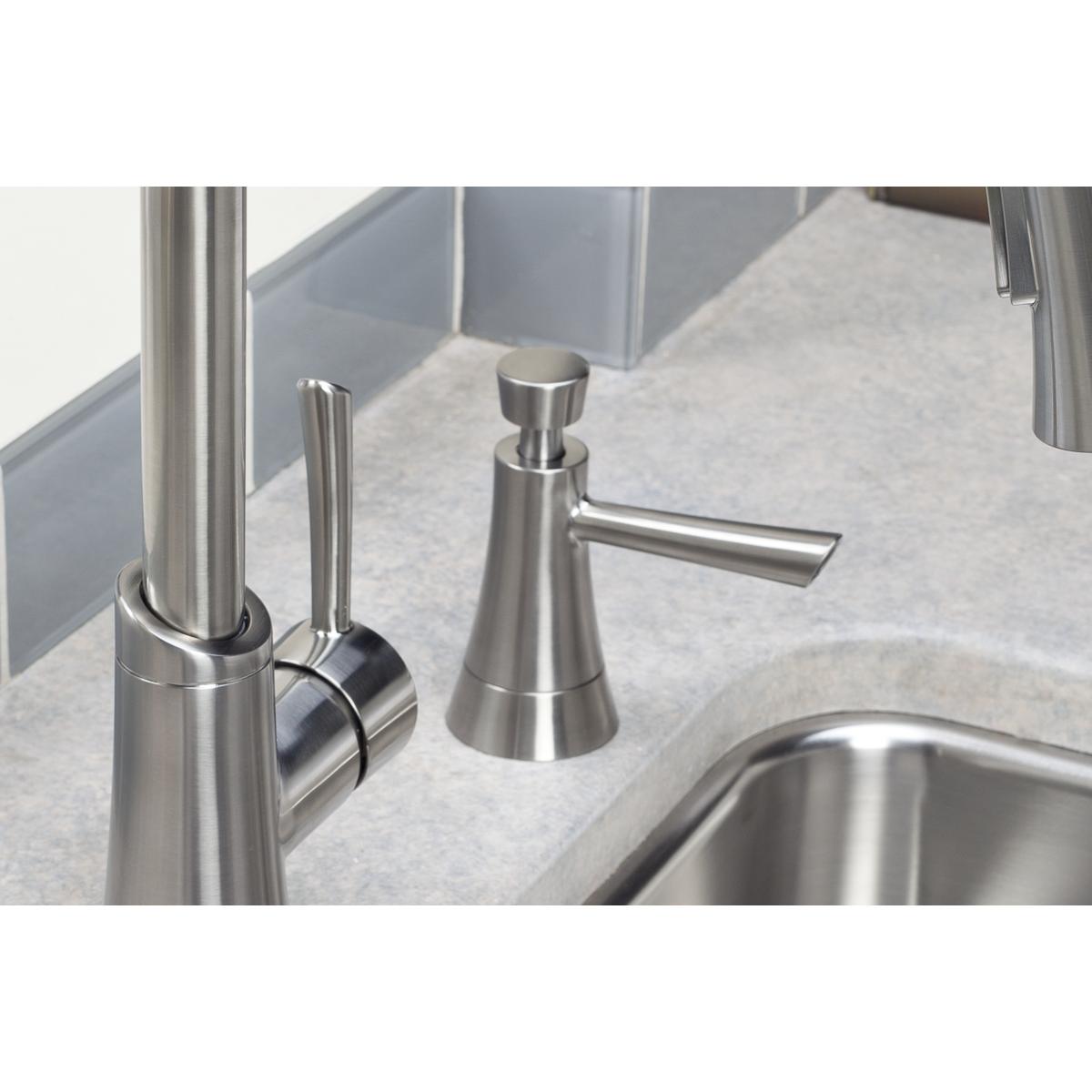 chrome soap/lotion dispenser