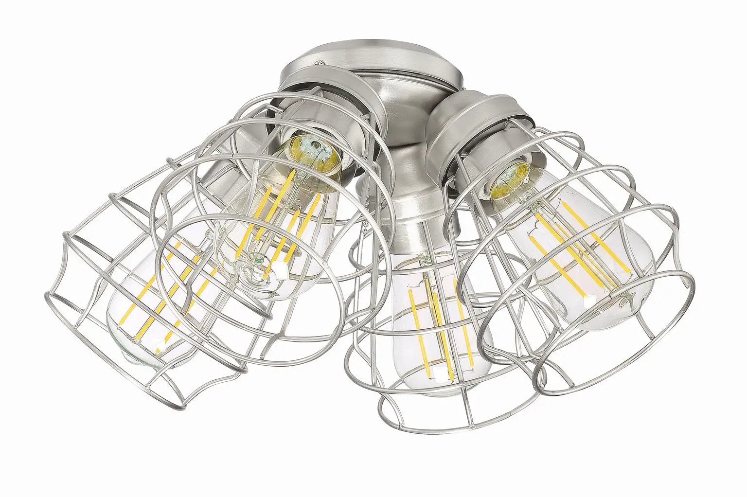 brushed polished nickel outdoor lighting/outdoor fans