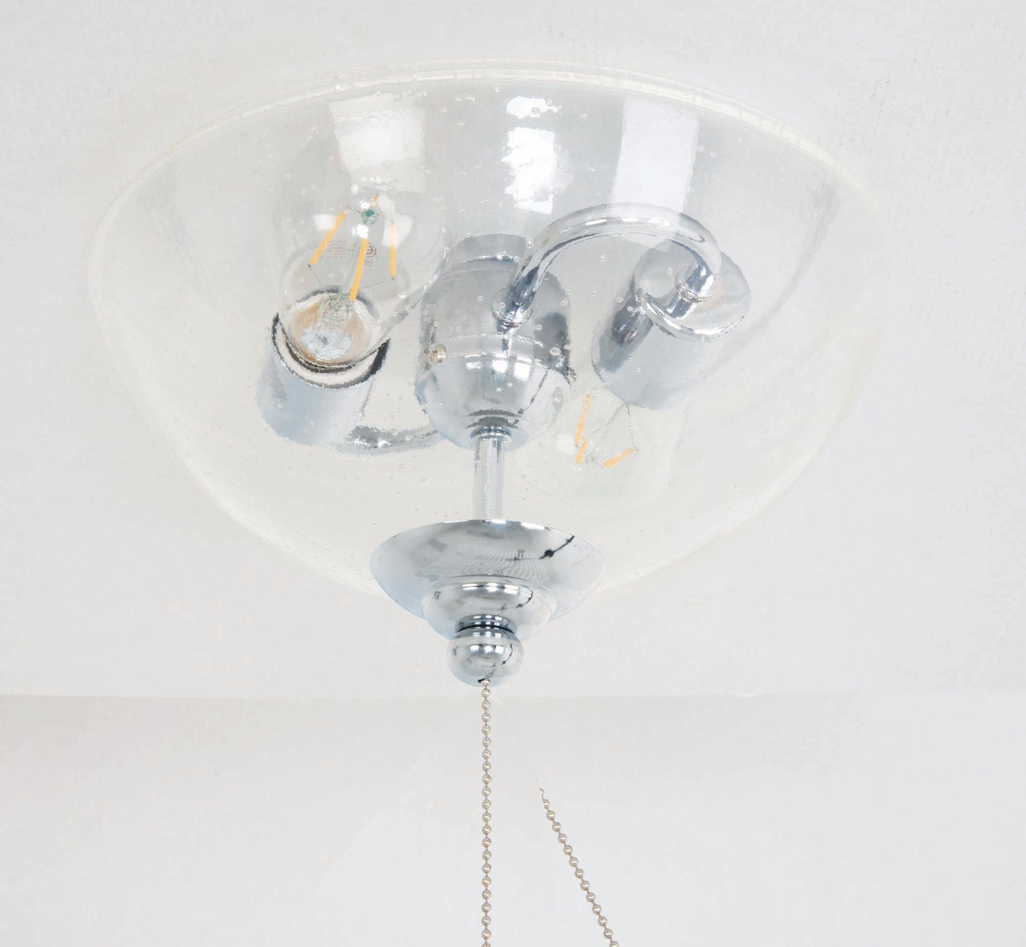 clear seeded outdoor lighting/outdoor fans