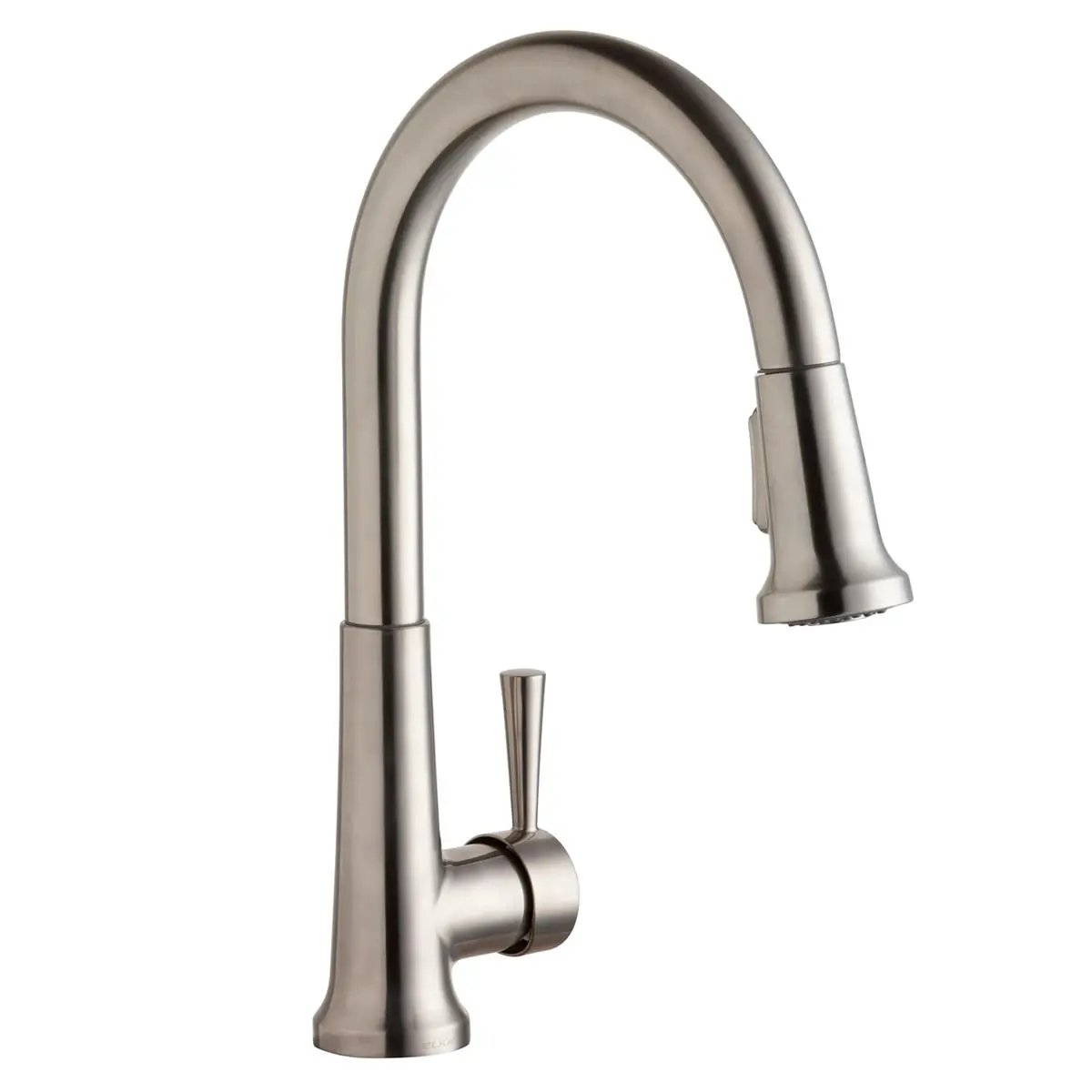 Elkay Everyday Single Hole Deck Mount Kitchen Faucet with Pull-down Spray Forward Only Lever Handle by Elkay