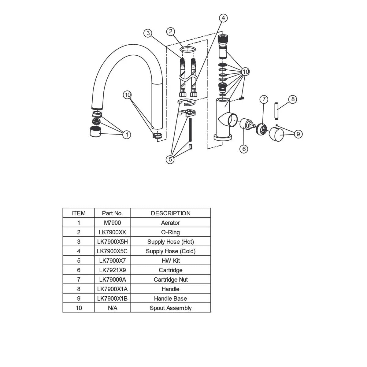 satin stainless steel kitchen faucet