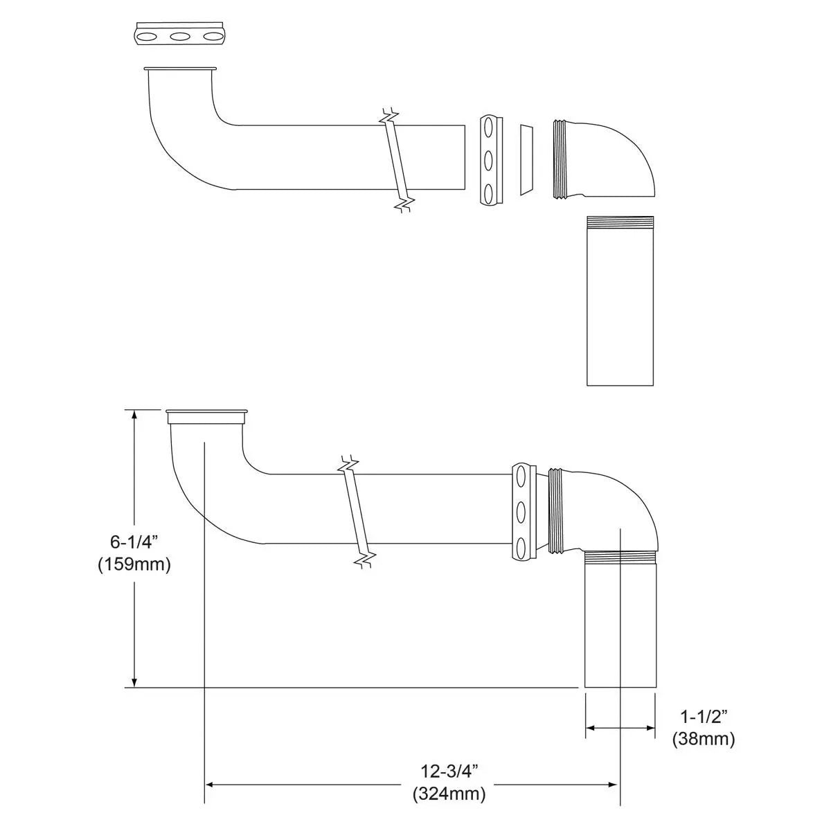 chrome drain