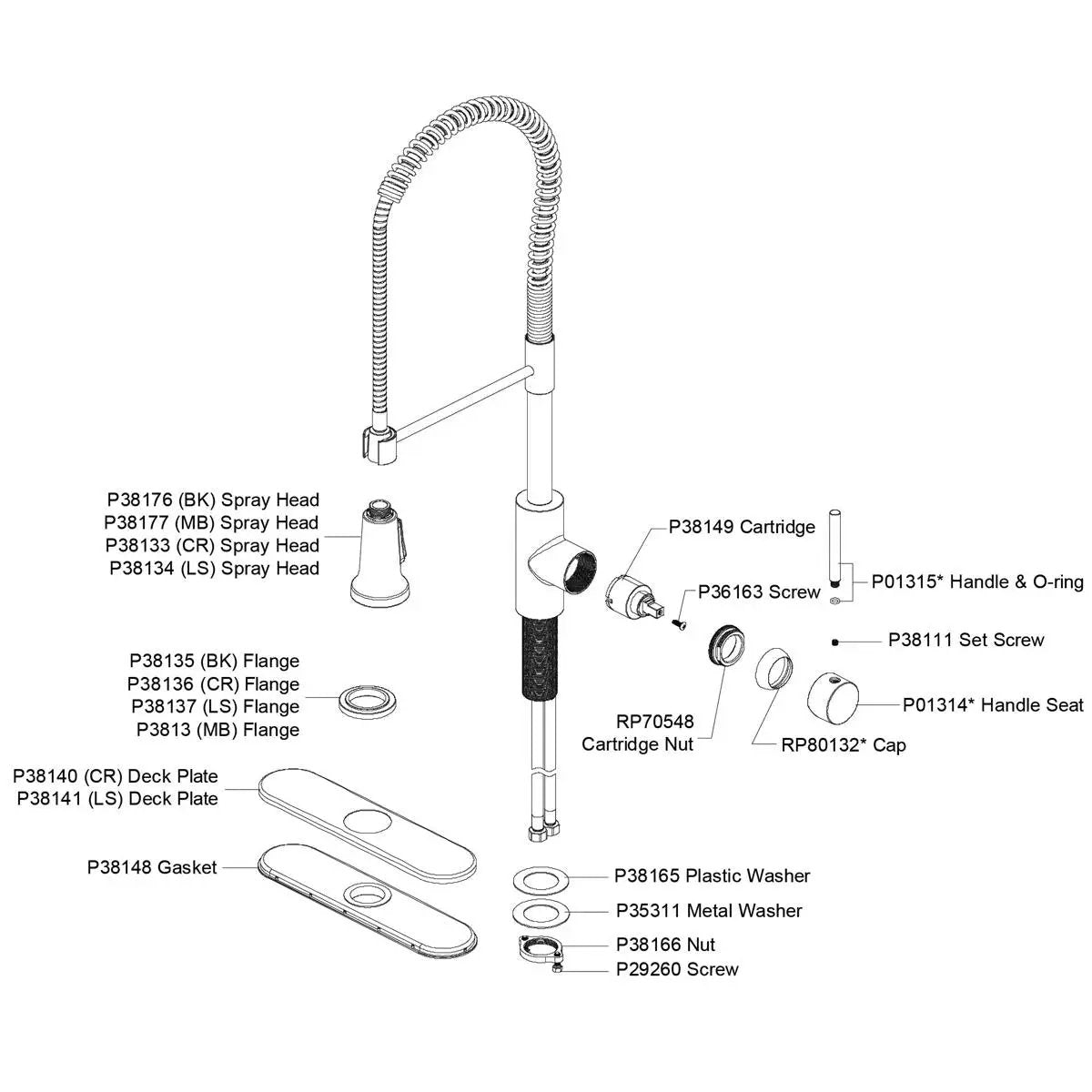 chrome kitchen faucet